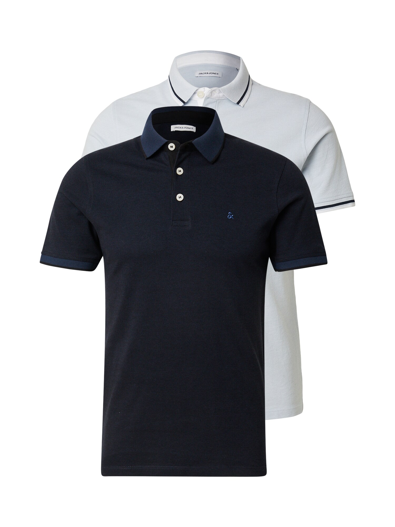 JACK & JONES Tricou JJEPaulos  albastru pastel / albastru închis