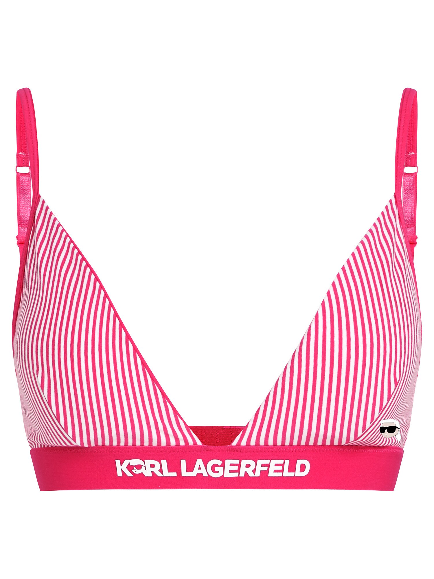 Karl Lagerfeld Melltartó 'Ikon'  rózsaszín / fehér akciós termékkép 1