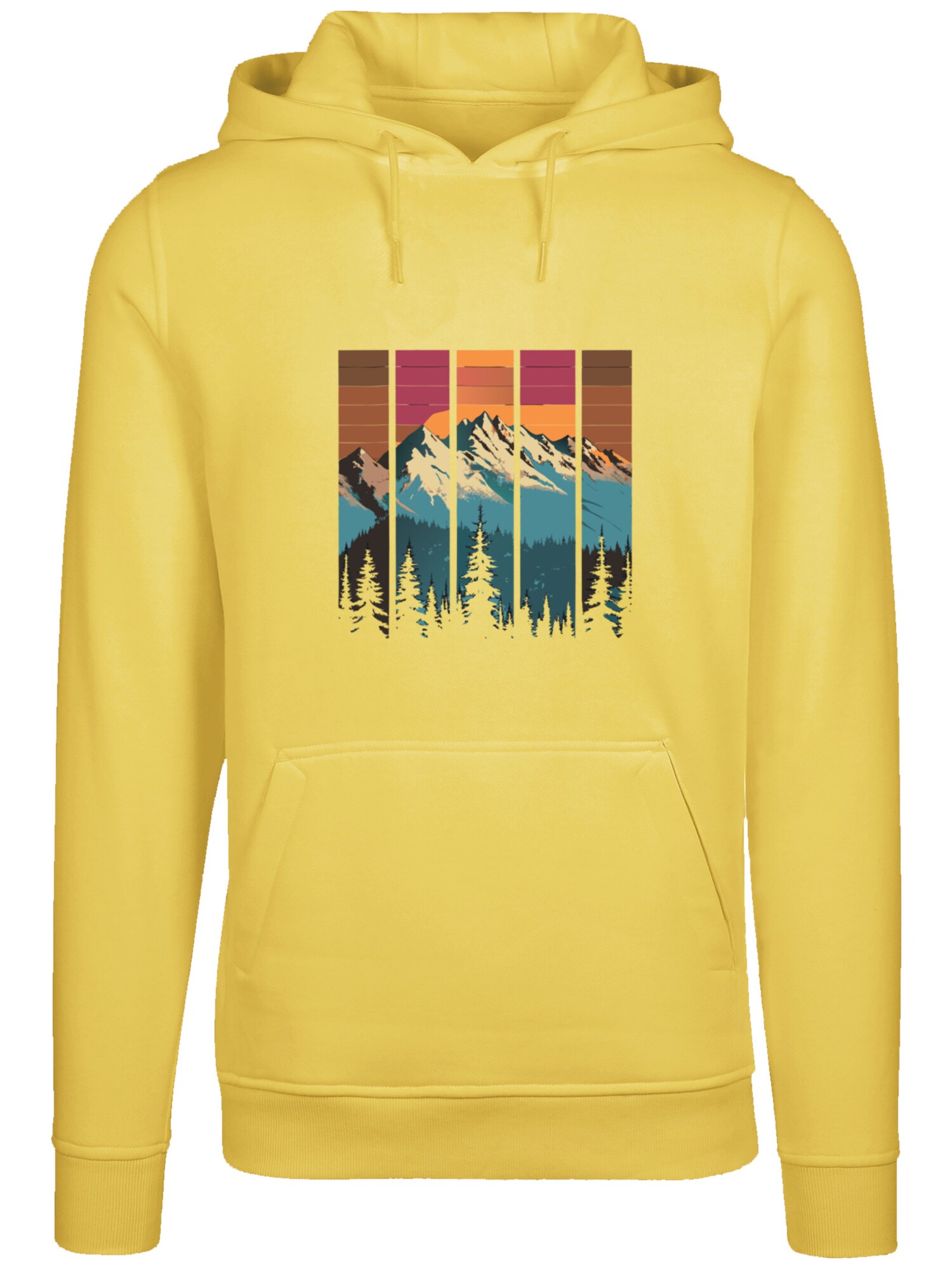 Thumbnail - F4NT4STIC Sweatshirt Berg Sonnenuntergang Retro
