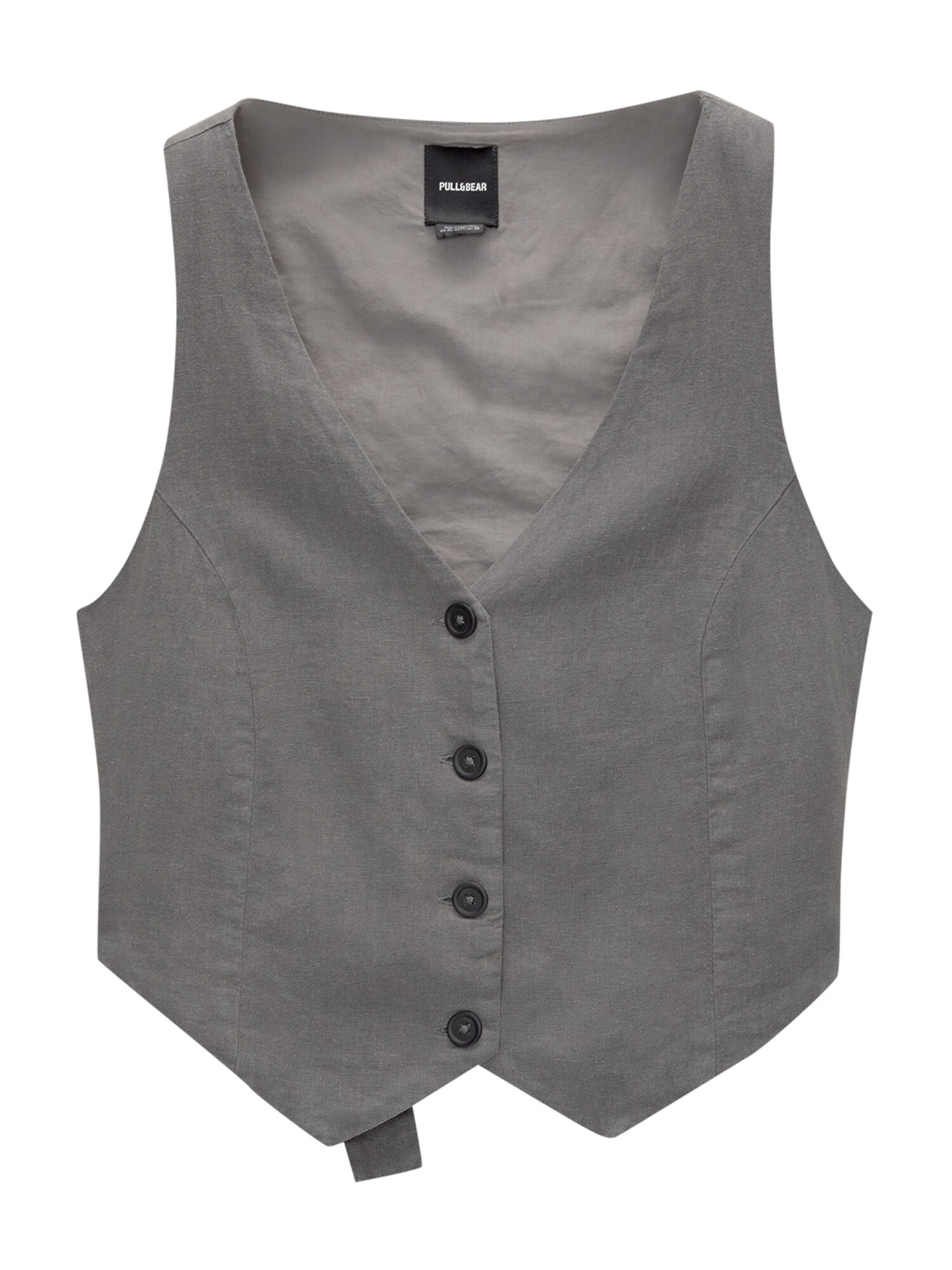 Pull&Bear Vestă de costum  gri închis