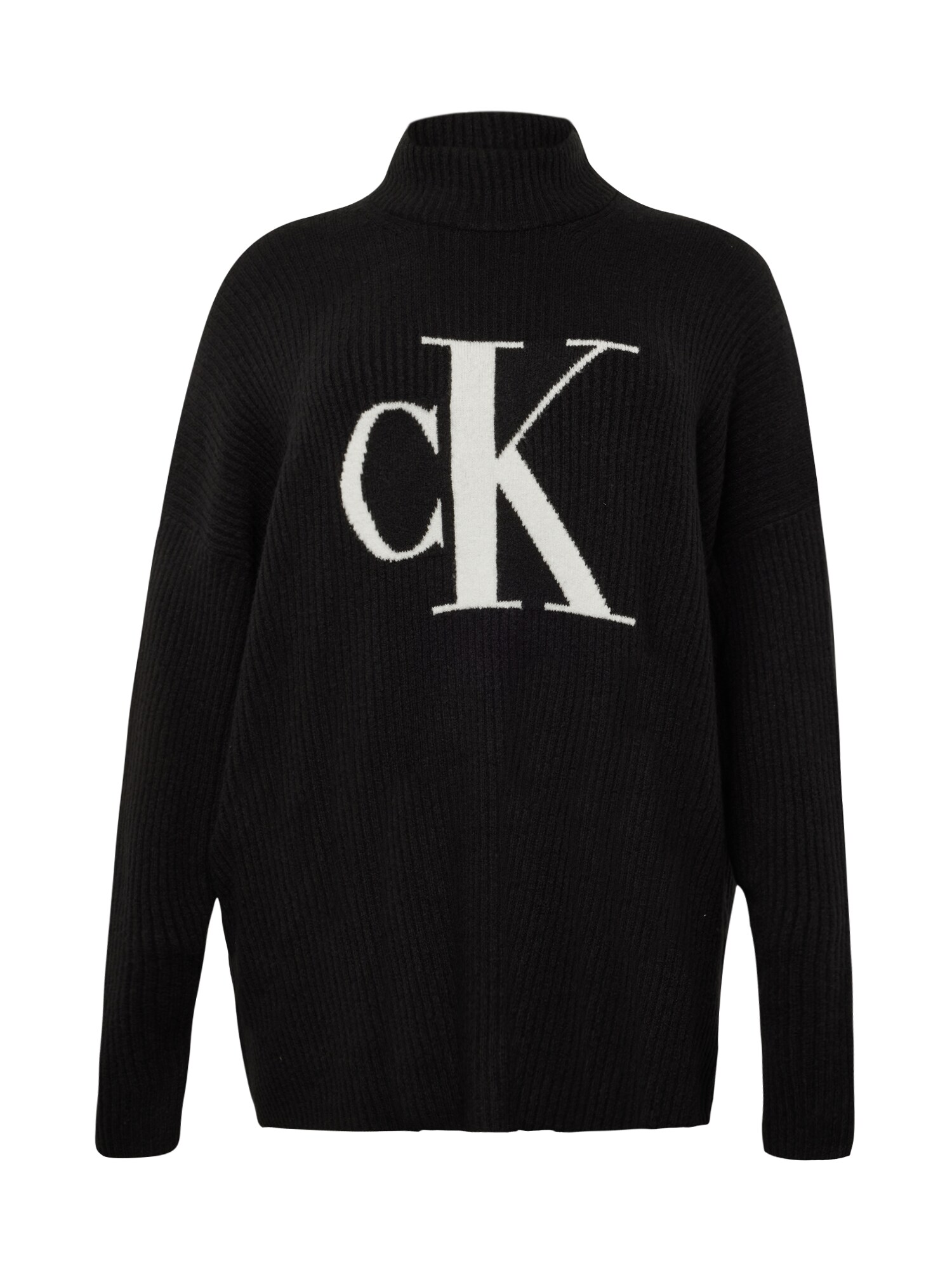 Calvin Klein Jeans Curve Pullover  preto / branco