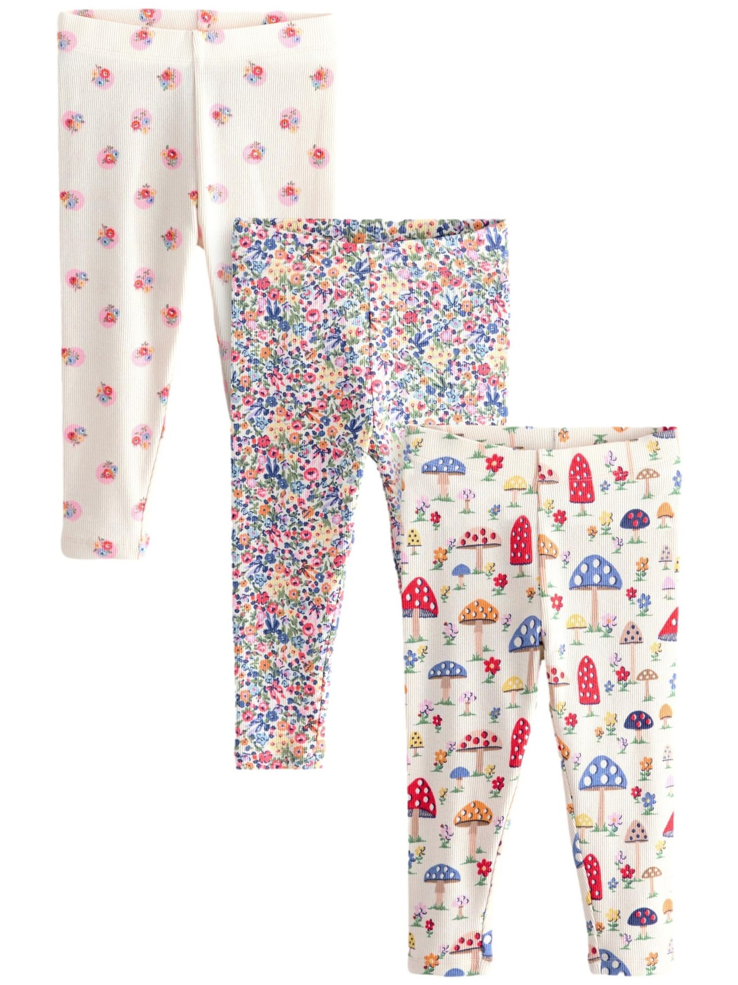 Next Leggings  bleumarin / portocaliu închis / roșu intens / alb
