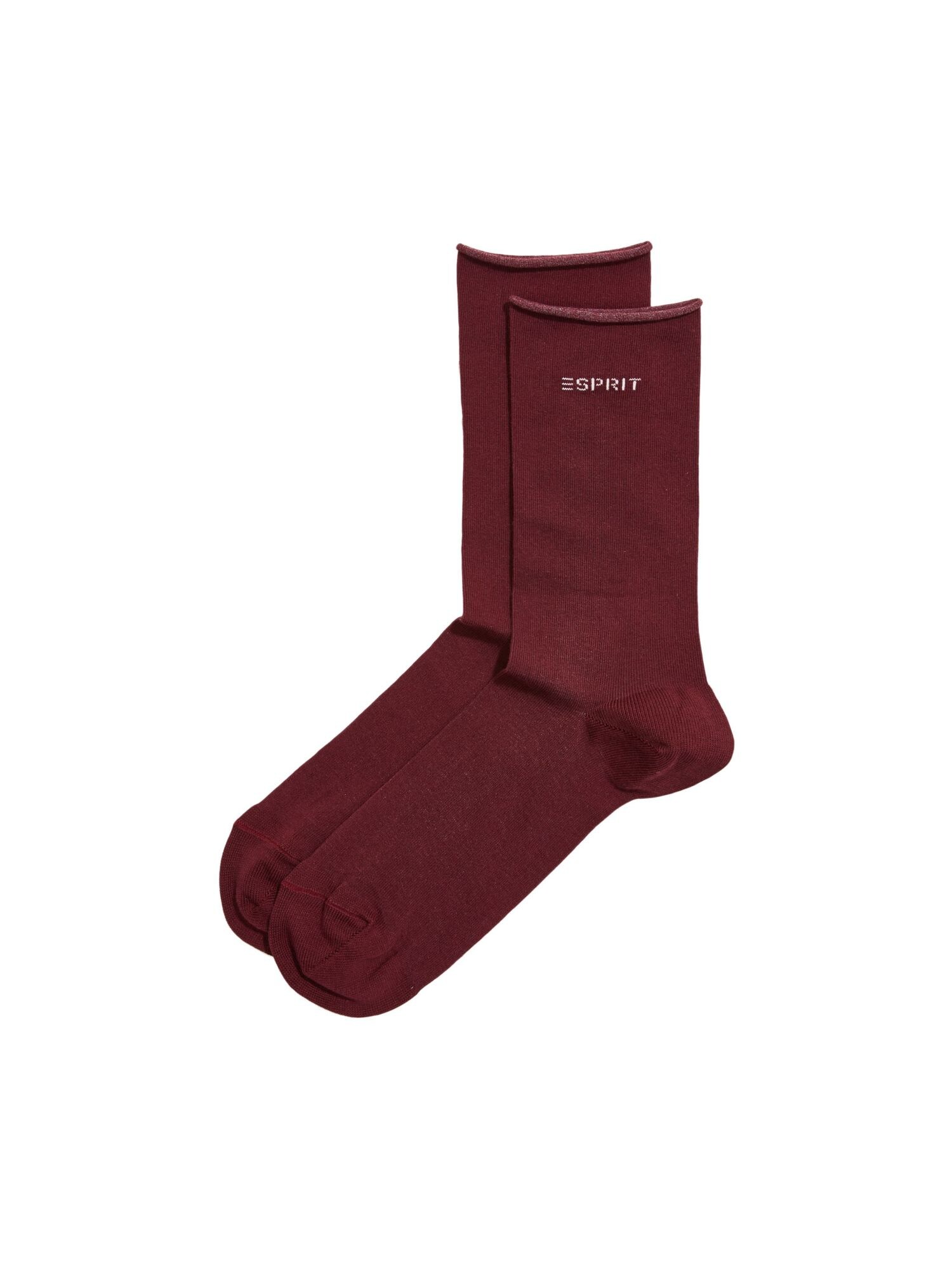 Esprit Sokken Bourgogne / Wit
