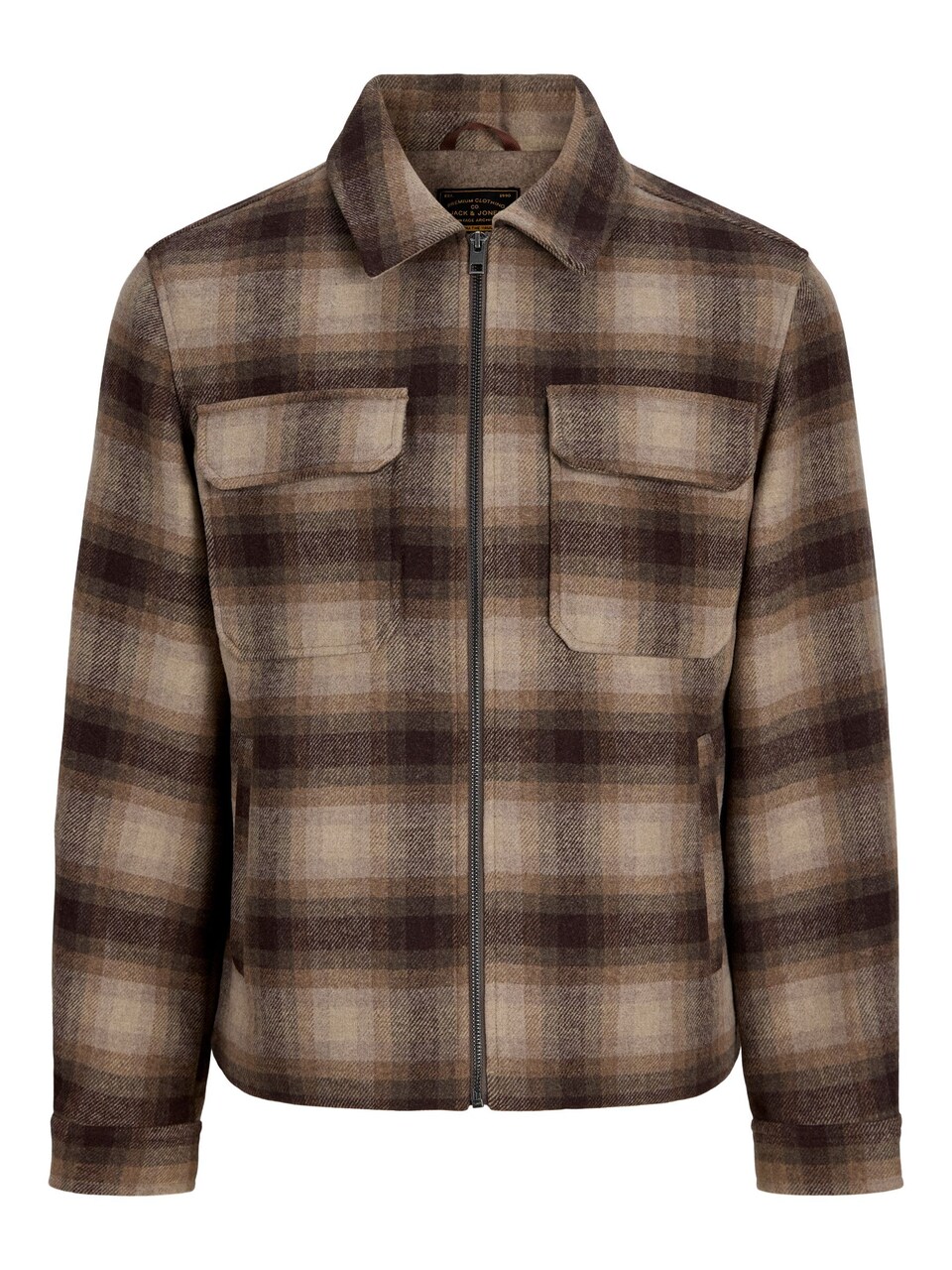 Övergångsjacka 'JPRBLUWAKEFIELD' beige / karamell / taupe
