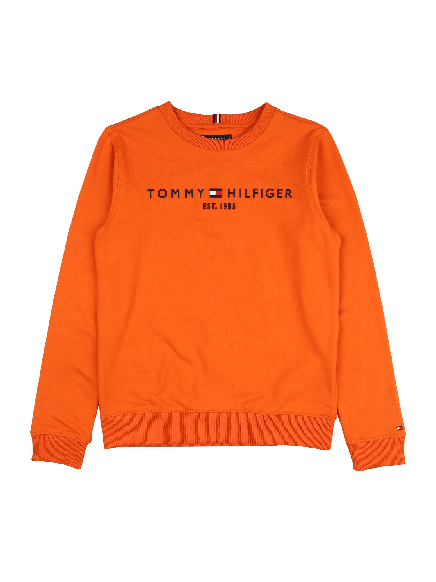 TOMMY HILFIGER Megztinis be užsegimo  oranžinė / tamsiai mėlyna / balta / raudona
