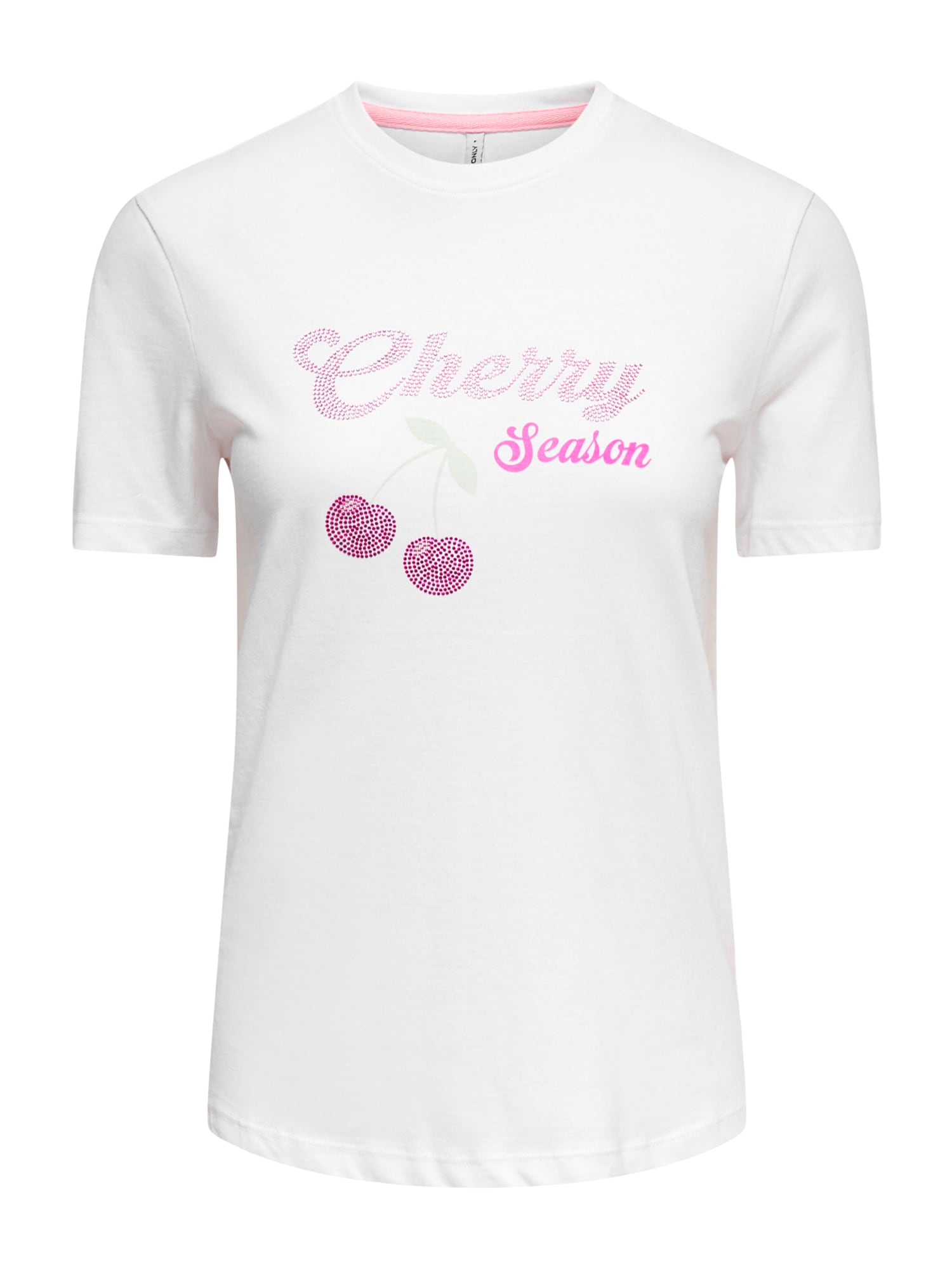 ONLY Tricou  verde mentă / fucsia / alb