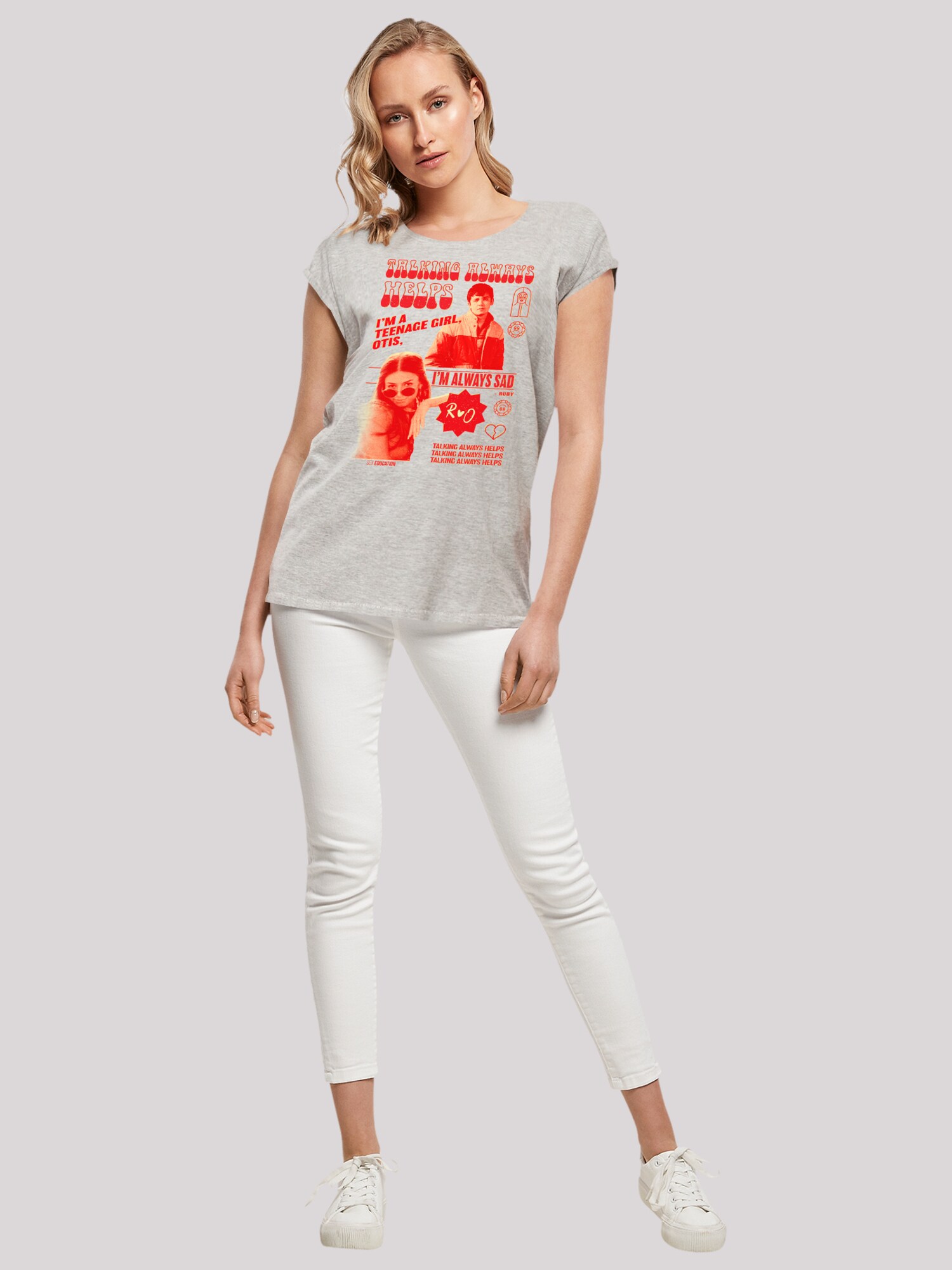 Thumbnail - F4NT4STIC T-Shirt Sex Education Otis Talking Helps Netflix TV Series