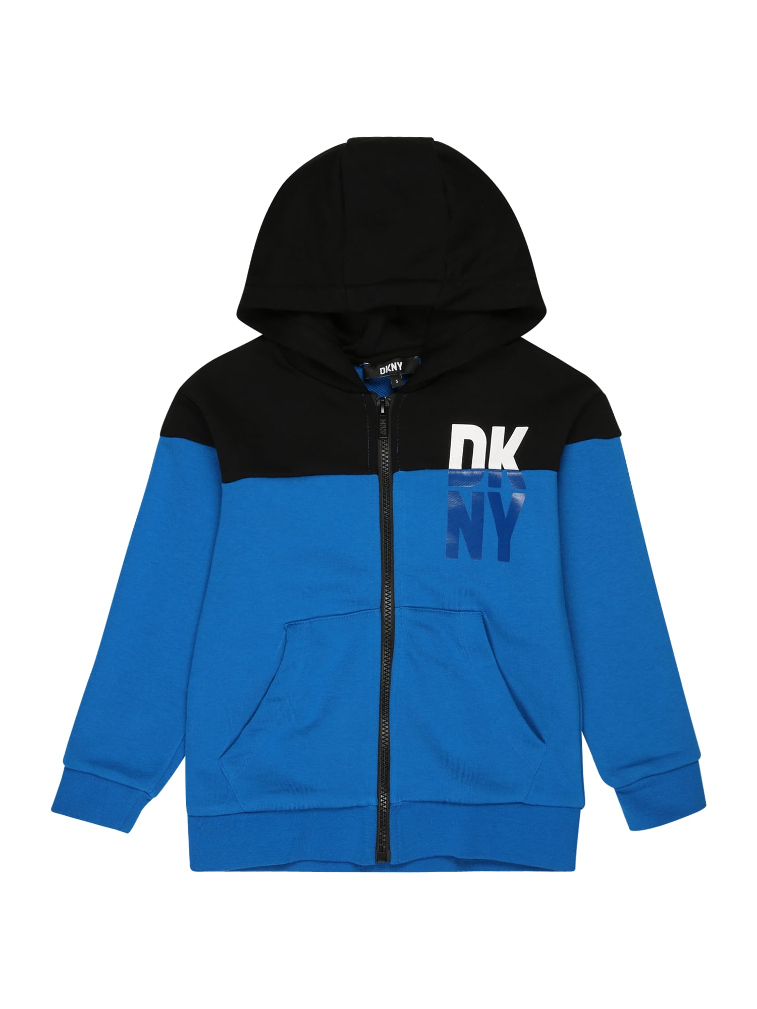 DKNY Džemperis sodri mėlyna („karališka“) / tamsiai mėlyna / juoda / balta