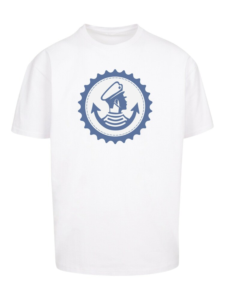 F4NT4STIC T-Shirt 'Knut und Jan Hamburg' Herren Größe 4XL navy / weiß