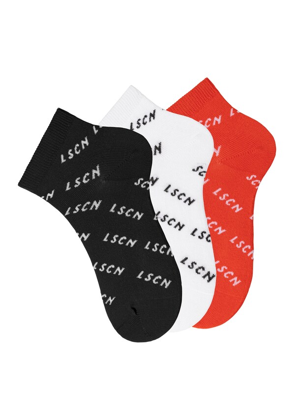 LSCN by LASCANA, Zokni, kék, piros & fehér, 4 kép a 8 közül