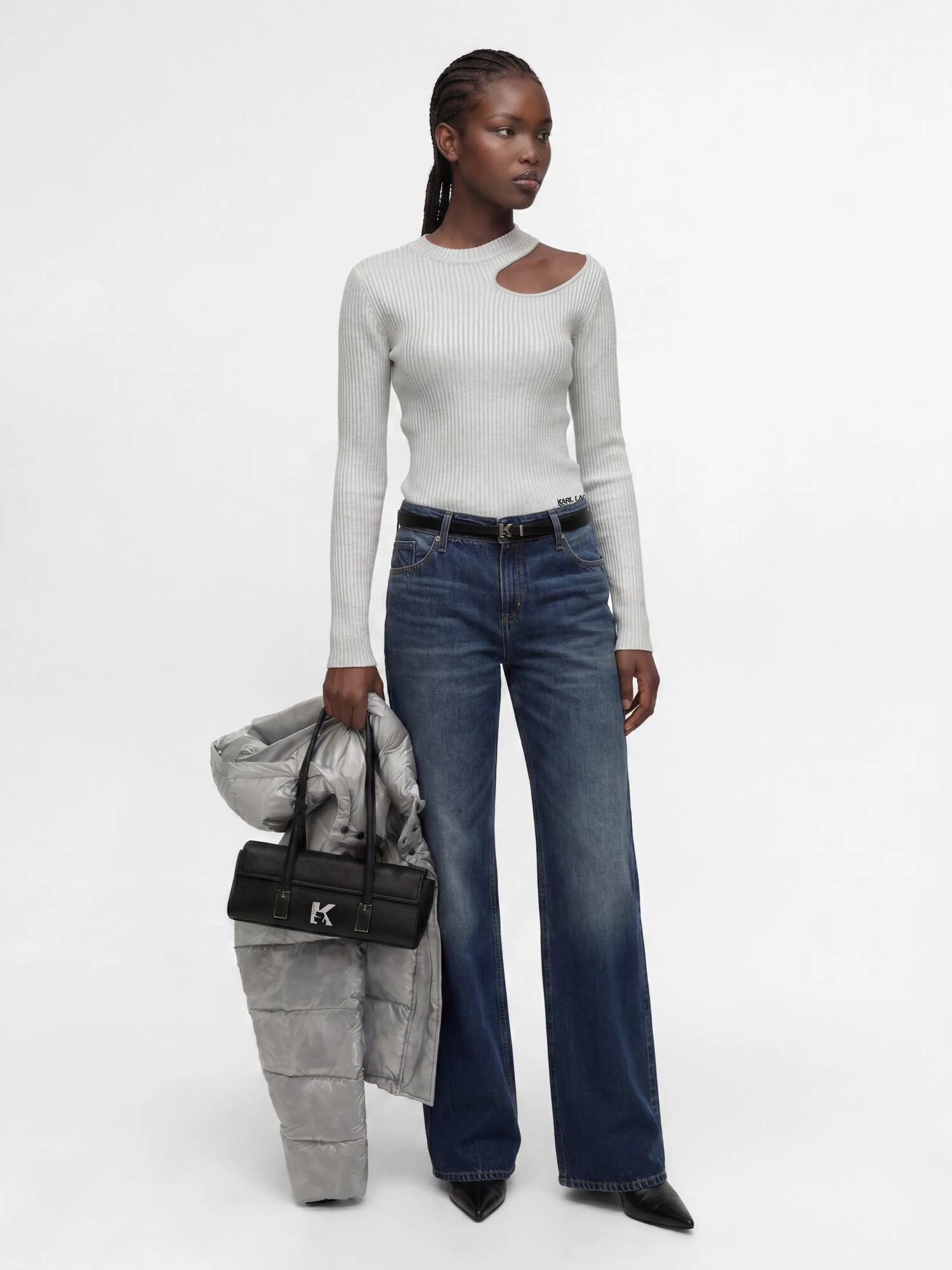 KARL LAGERFELD JEANS Jersey plata – imagen 3