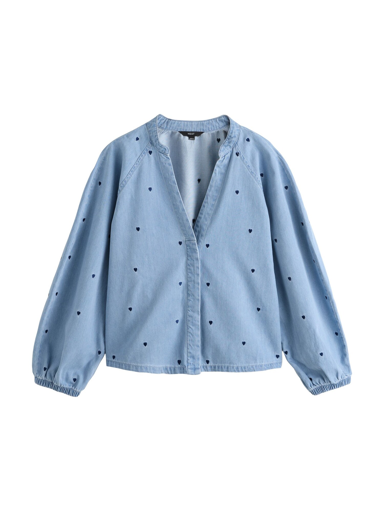 Next Bluză  albastru marin / albastru denim