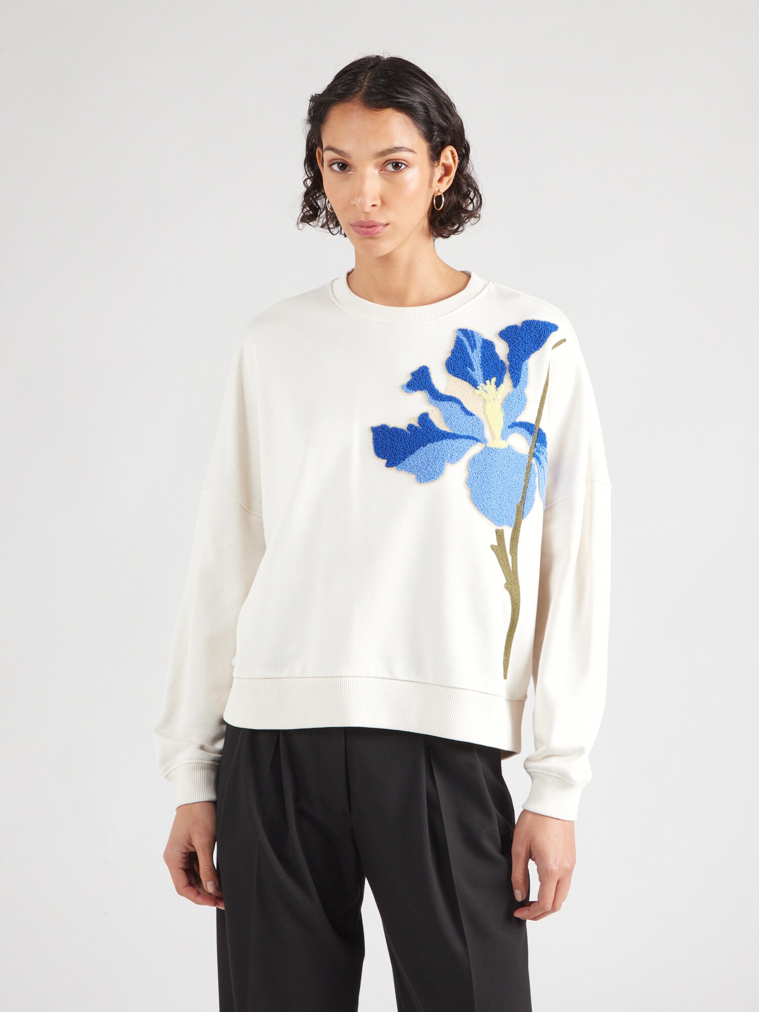Ted Baker Tréning póló 'Sanderr'  kék / füstkék / khaki / fehér termék 2. képe