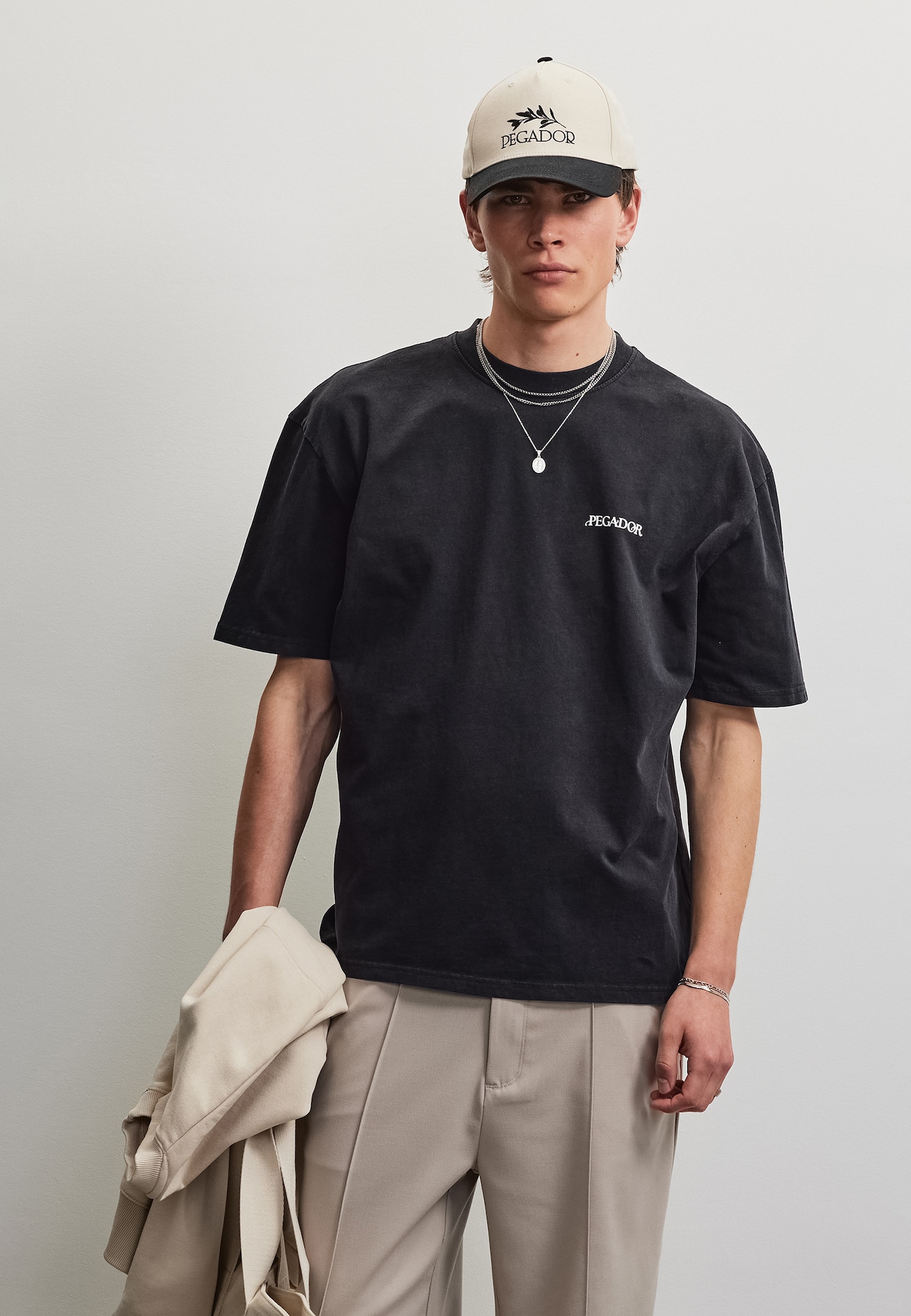 Pegador Tricou Miles albastru deschis / gri deschis / verde / negru