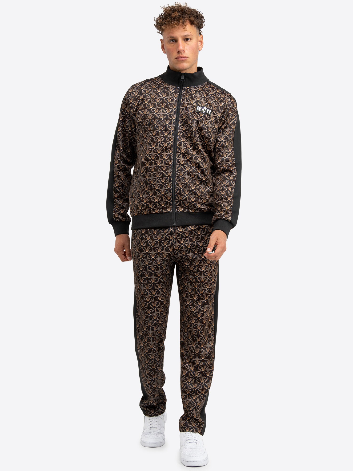 Benlee Jogging ruhák 'Art Deco'  barna / fekete termék 2. képe