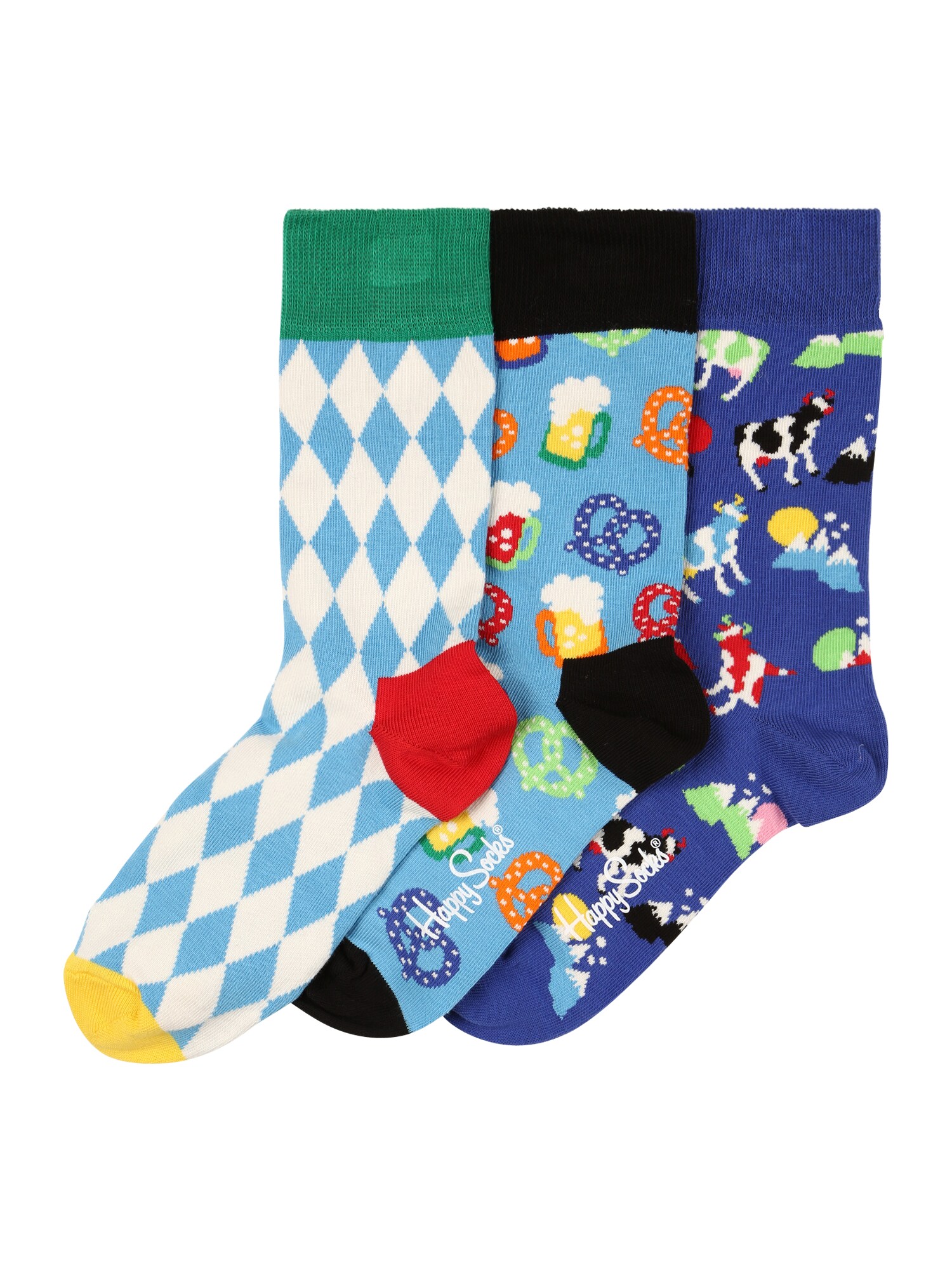 Happy Socks Kojinės 'Bavaria Edition'  mišrios spalvos