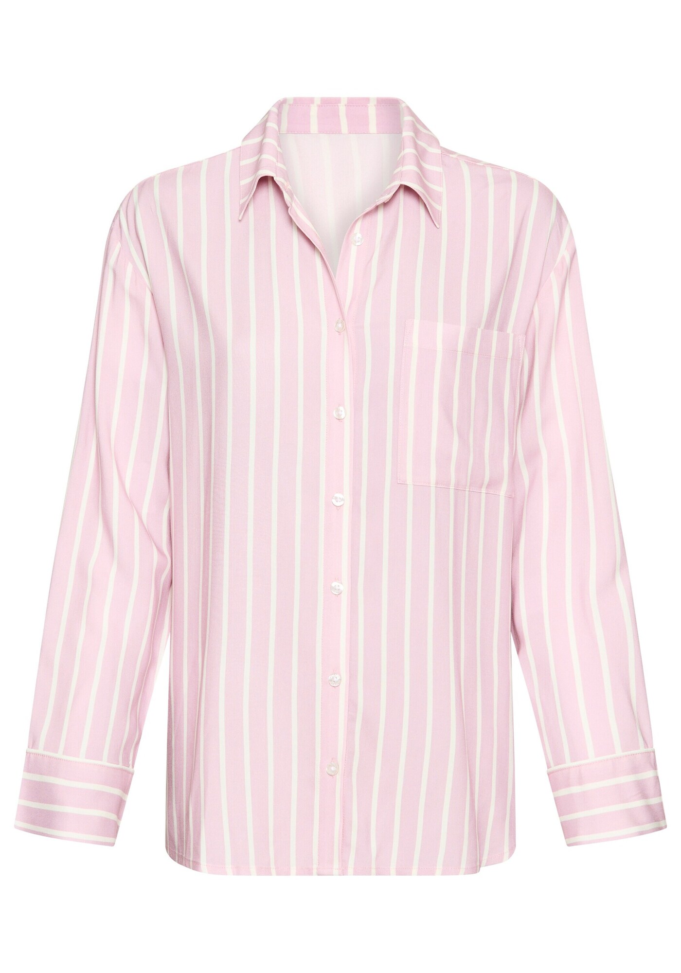 LASCANA Camiseta para dormir altrosa / blanco