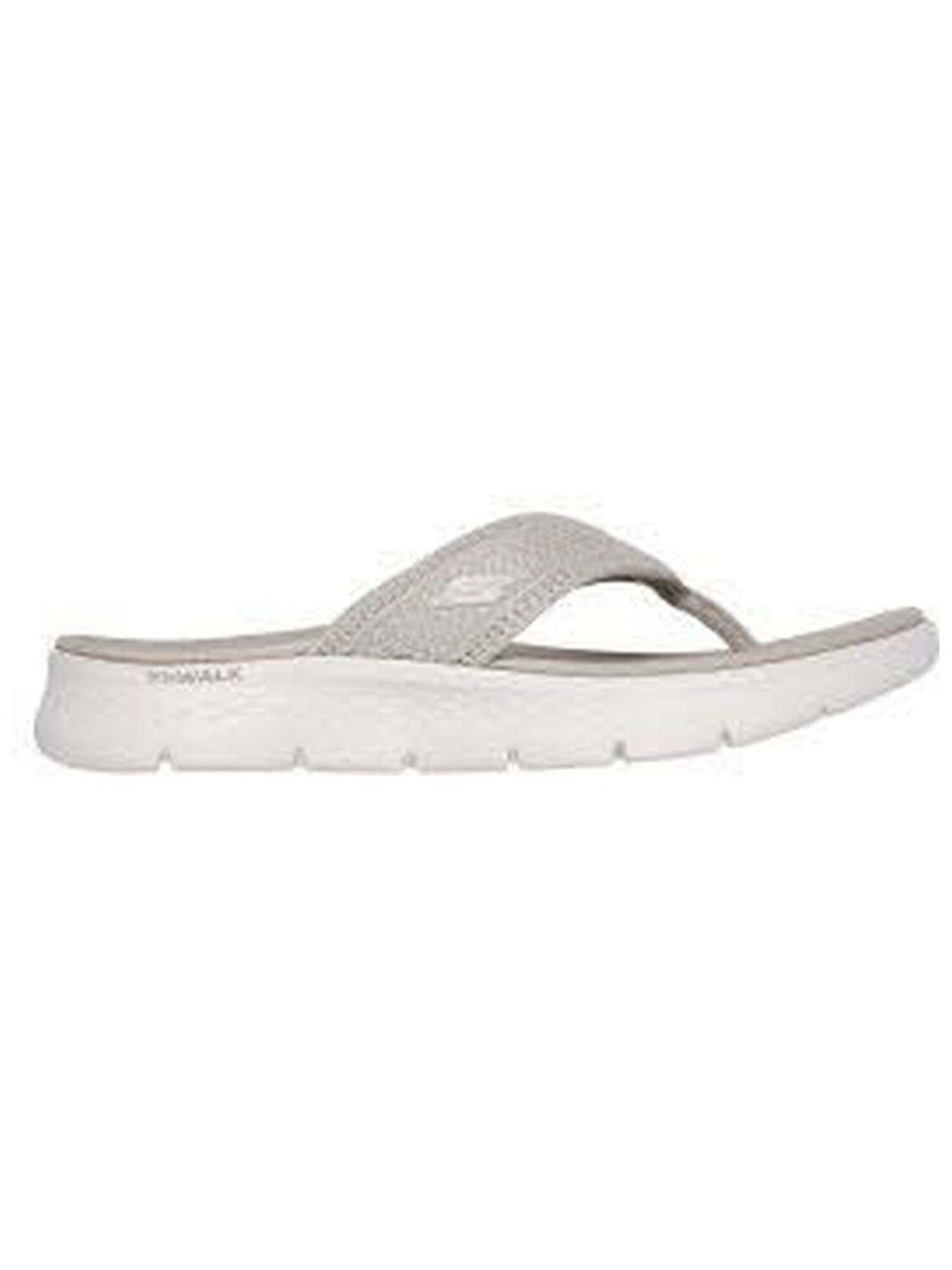 Skechers Zehentrenner Pantolette Damen 141459 Tpe Kunststoff (Synthetik) In Beige