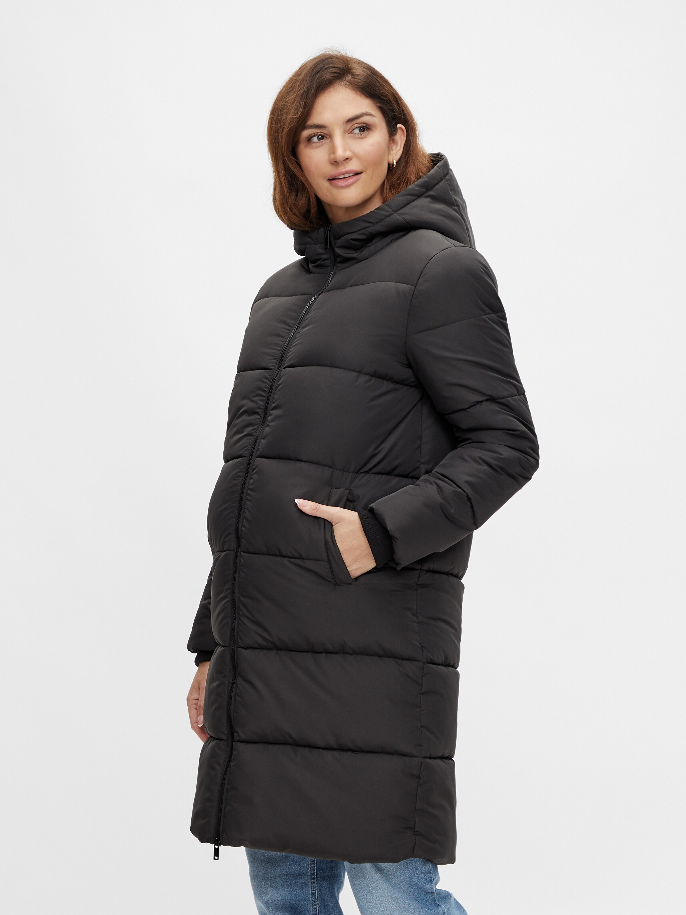 pieces bee long padded jacket