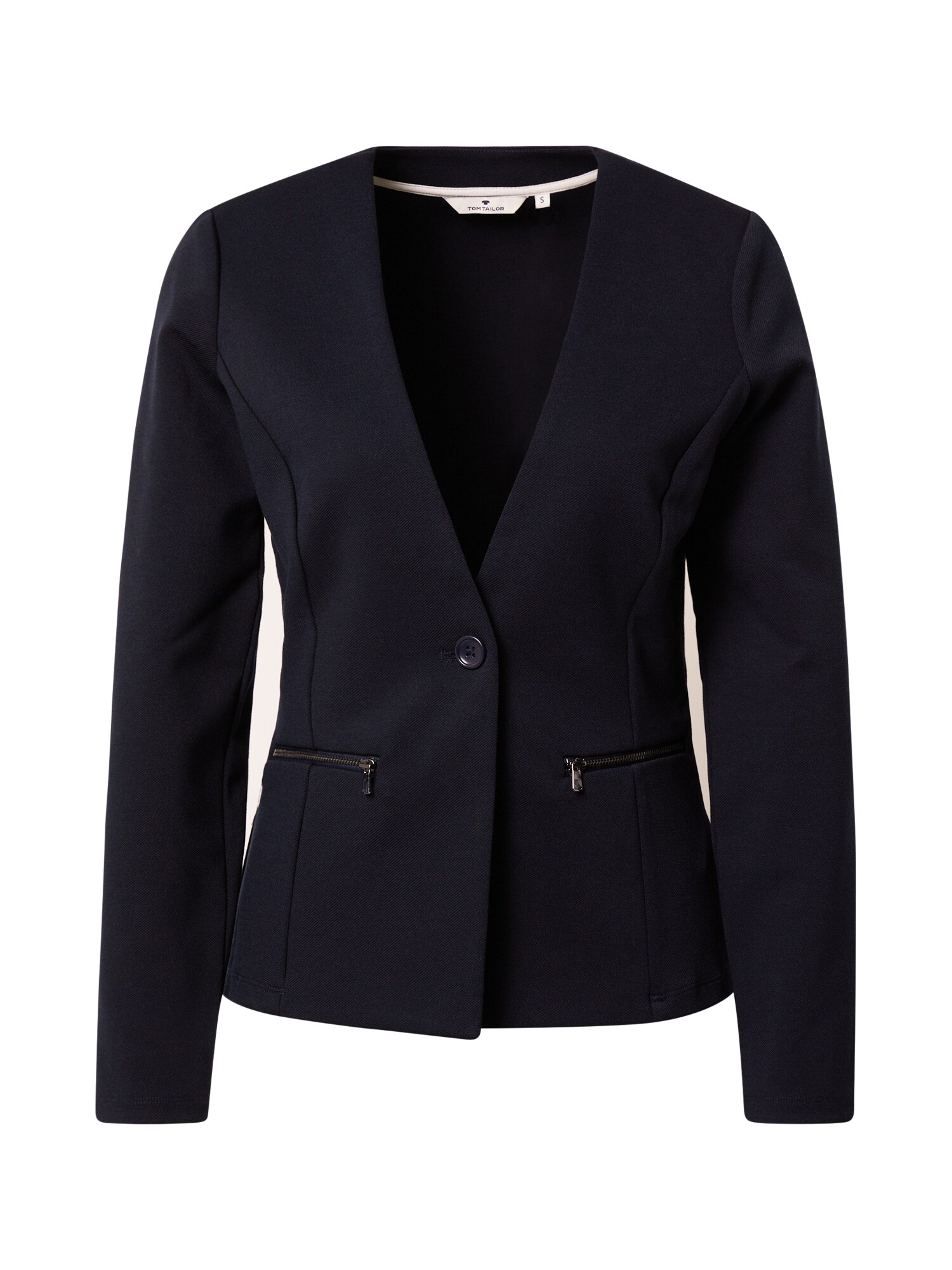 TOM TAILOR Blazer švarkas  tamsiai mėlyna