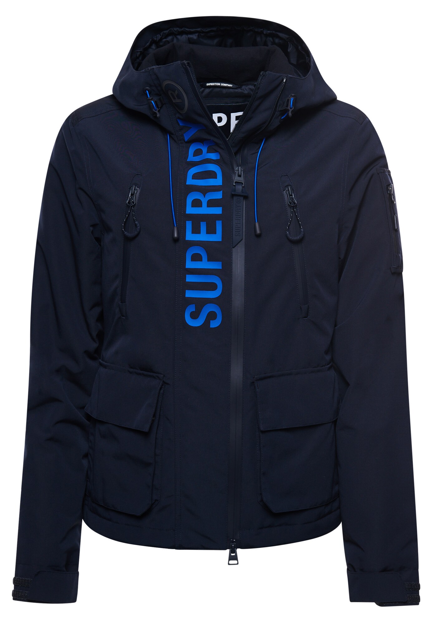 Superdry Prechodná bunda 'Ultimate SD'  námornícka modrá / kobaltovomodrá