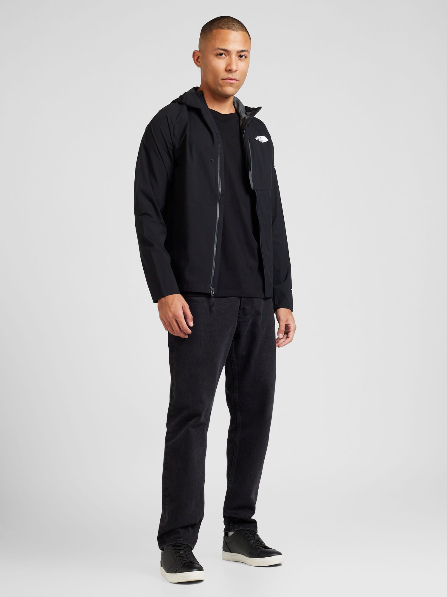 THE NORTH FACE Kültéri kabátok  szürke / fekete / fehér termék 2. képe