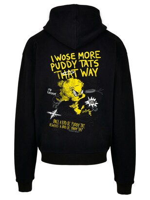 F4NT4STIC Sweatshirt ‘Looney Tunes Tweety Pie More Puddy Tats’ Geel / Zwart / Wit