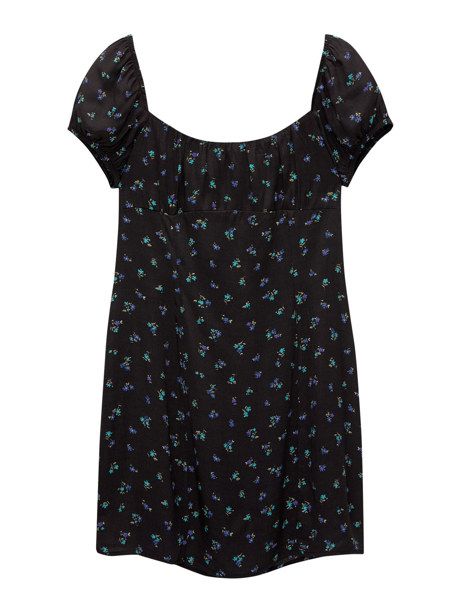 Pull&Bear Rochie de vară  albastru / albastru aqua / kaki / negru