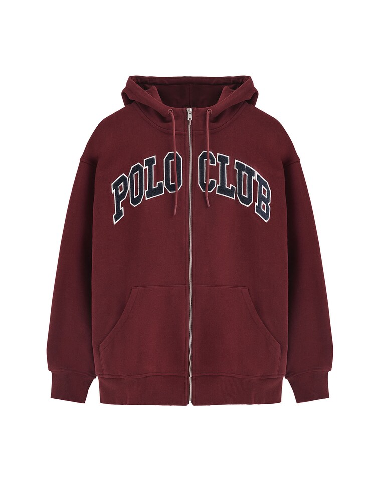 Polo Club Sweatshirt Herren Größe M bordeaux