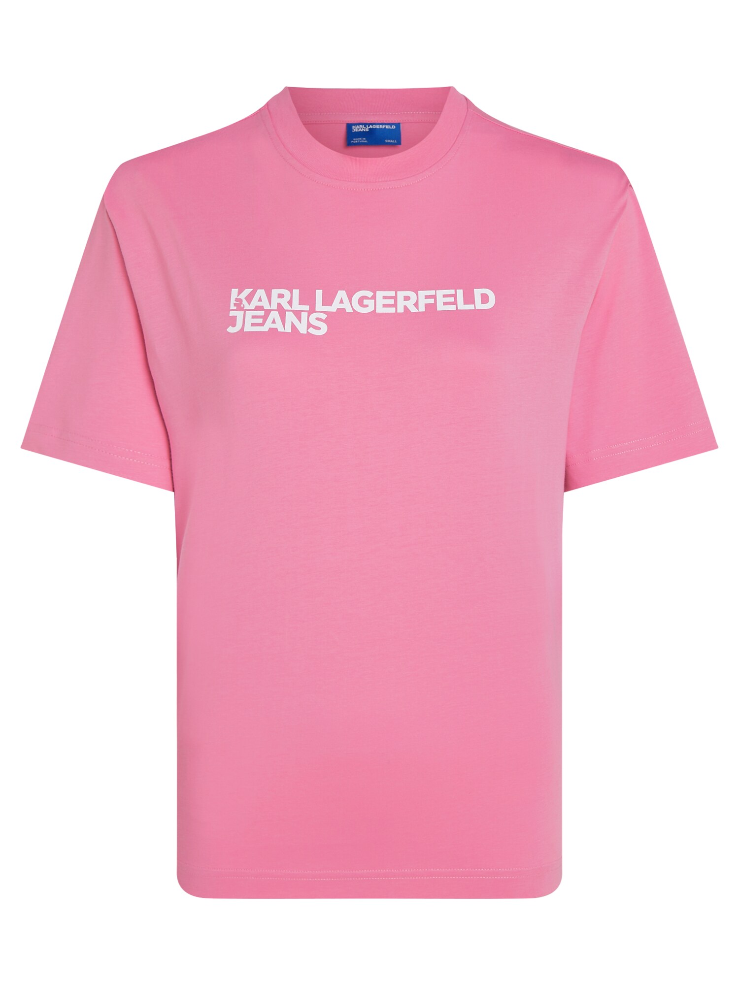 KARL LAGERFELD JEANS Tričko  ružová / biela