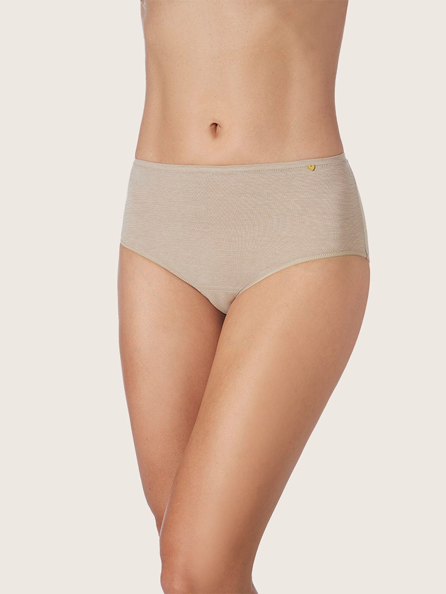 zd ZERO DEFECTS Panti 'Atenea high waist Soy fiber'  beige
