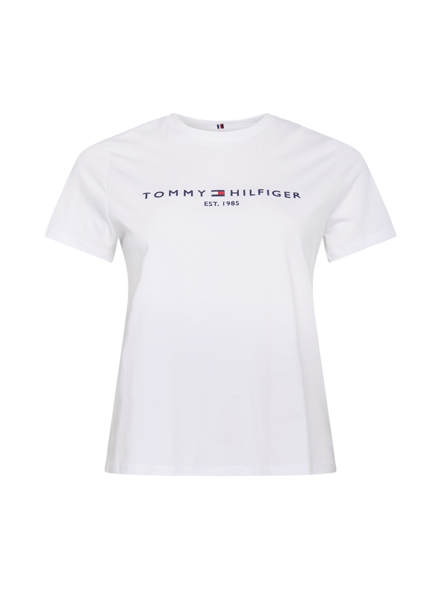 TOMMY HILFIGER Marškinėliai  balta / tamsiai mėlyna