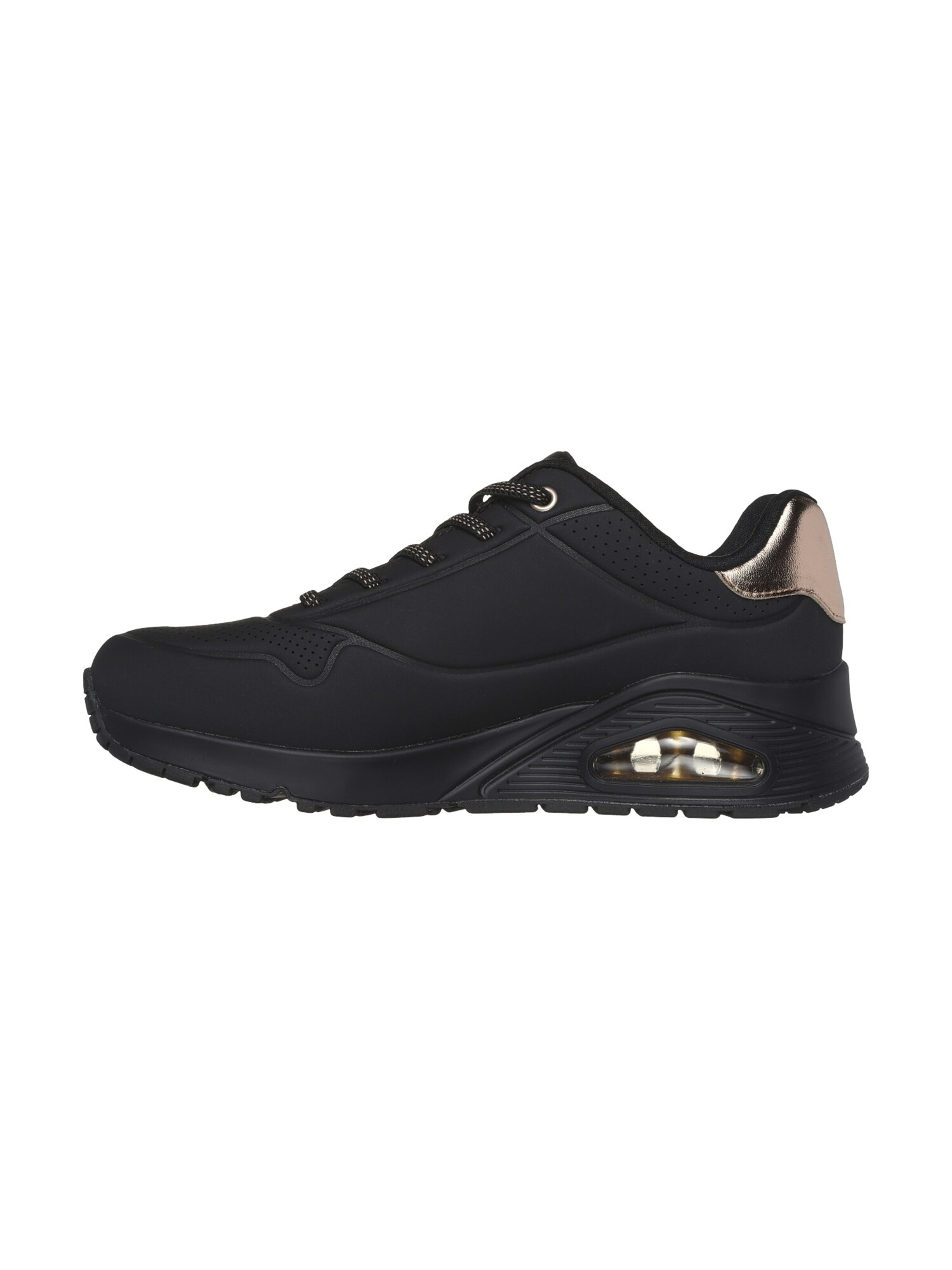 SKECHERS Calzado deportivo con cordones negro – imagen 2