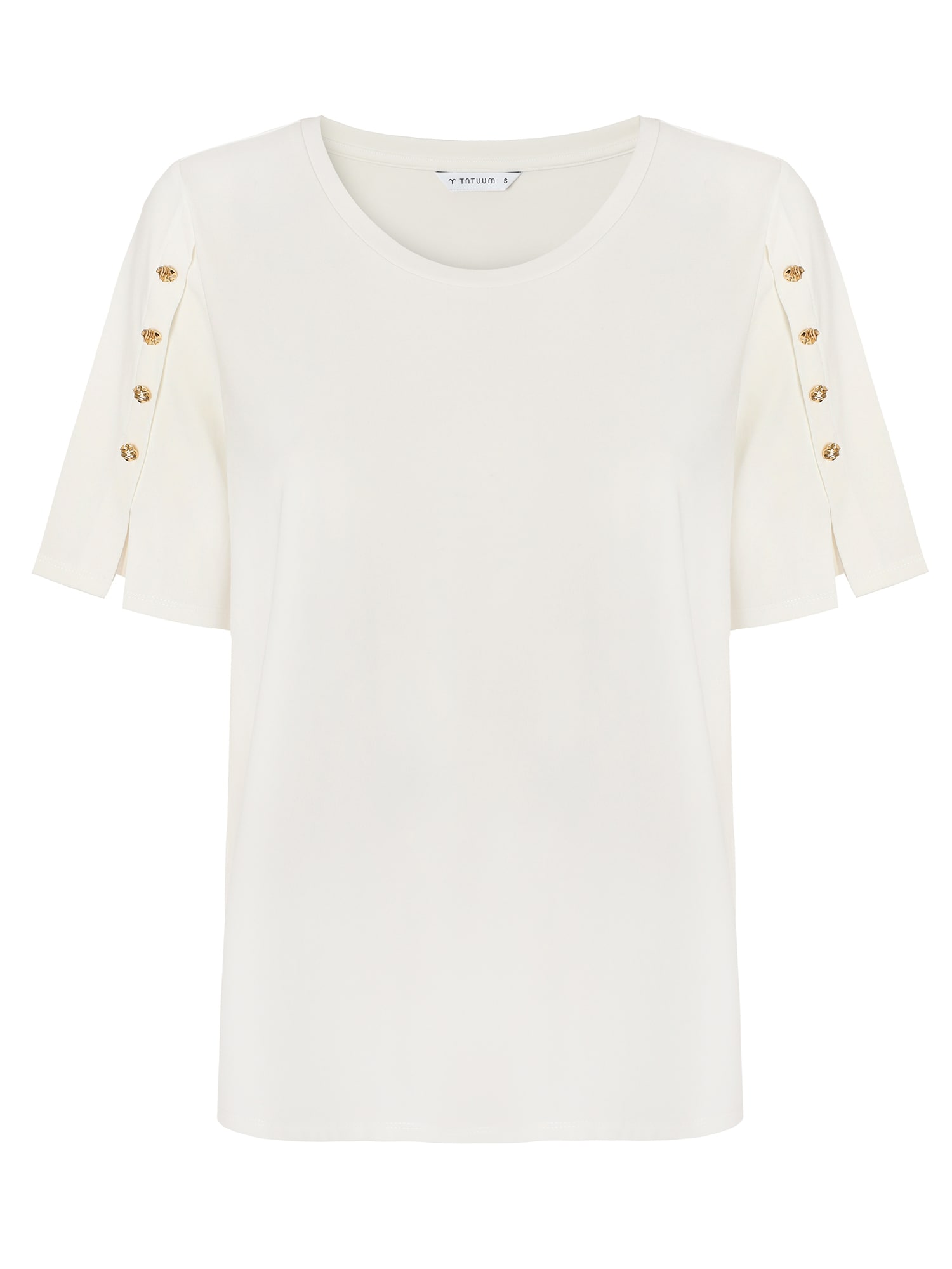 TATUUM Bluză  crem / alb murdar
