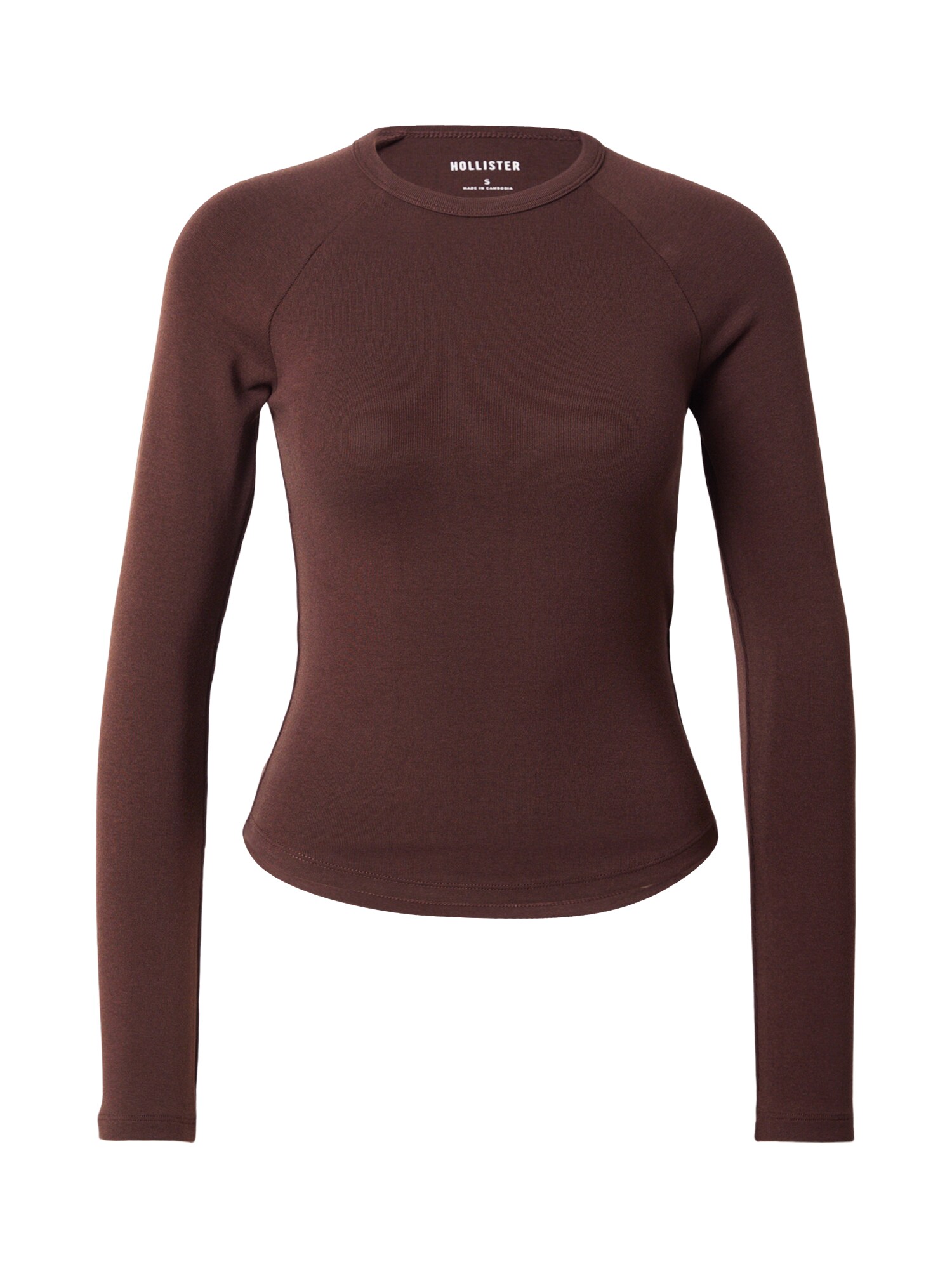HOLLISTER Tricou ciocolatiu