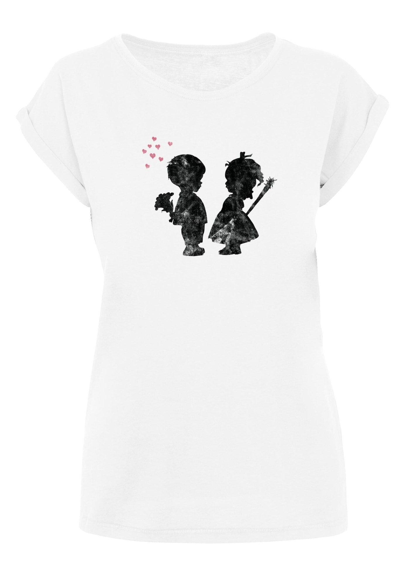 t-shirt 'girl with a stick'