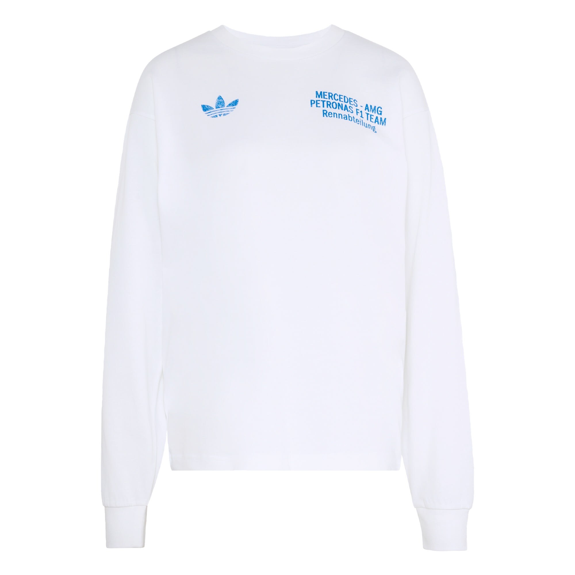 ADIDAS PERFORMANCE Tričko 'Mercedes - Amg Petronas Formula 1 Team Blue Wonder'  nebesky modrá / biela