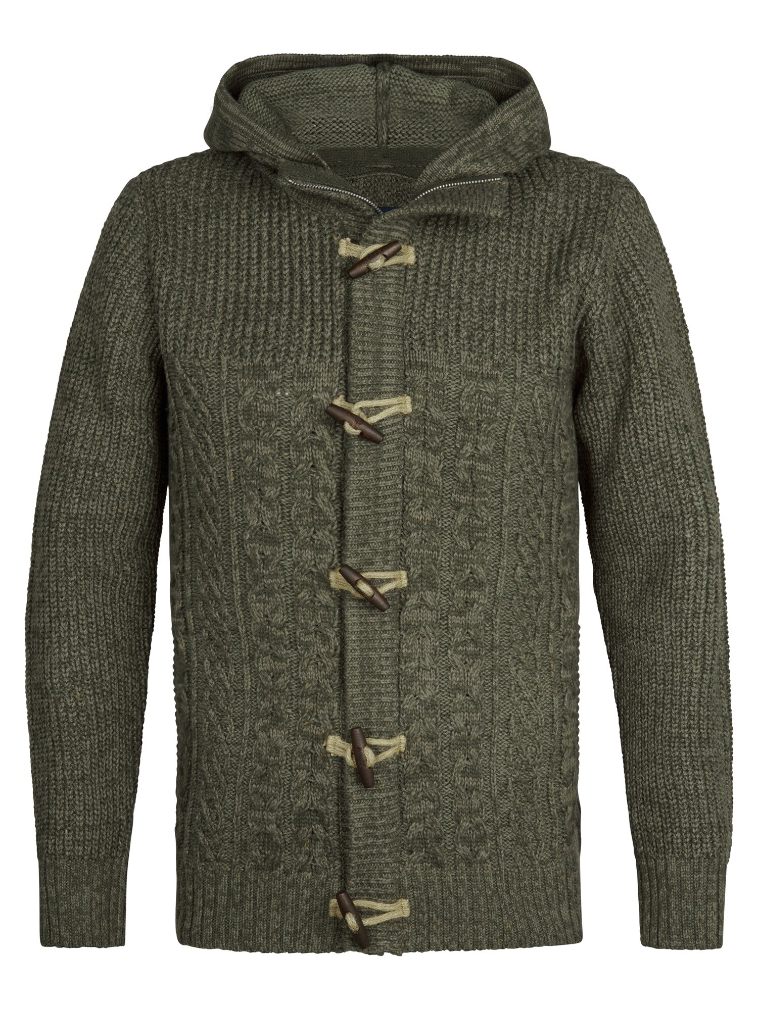 Petrol Industries Strickjacke khaki