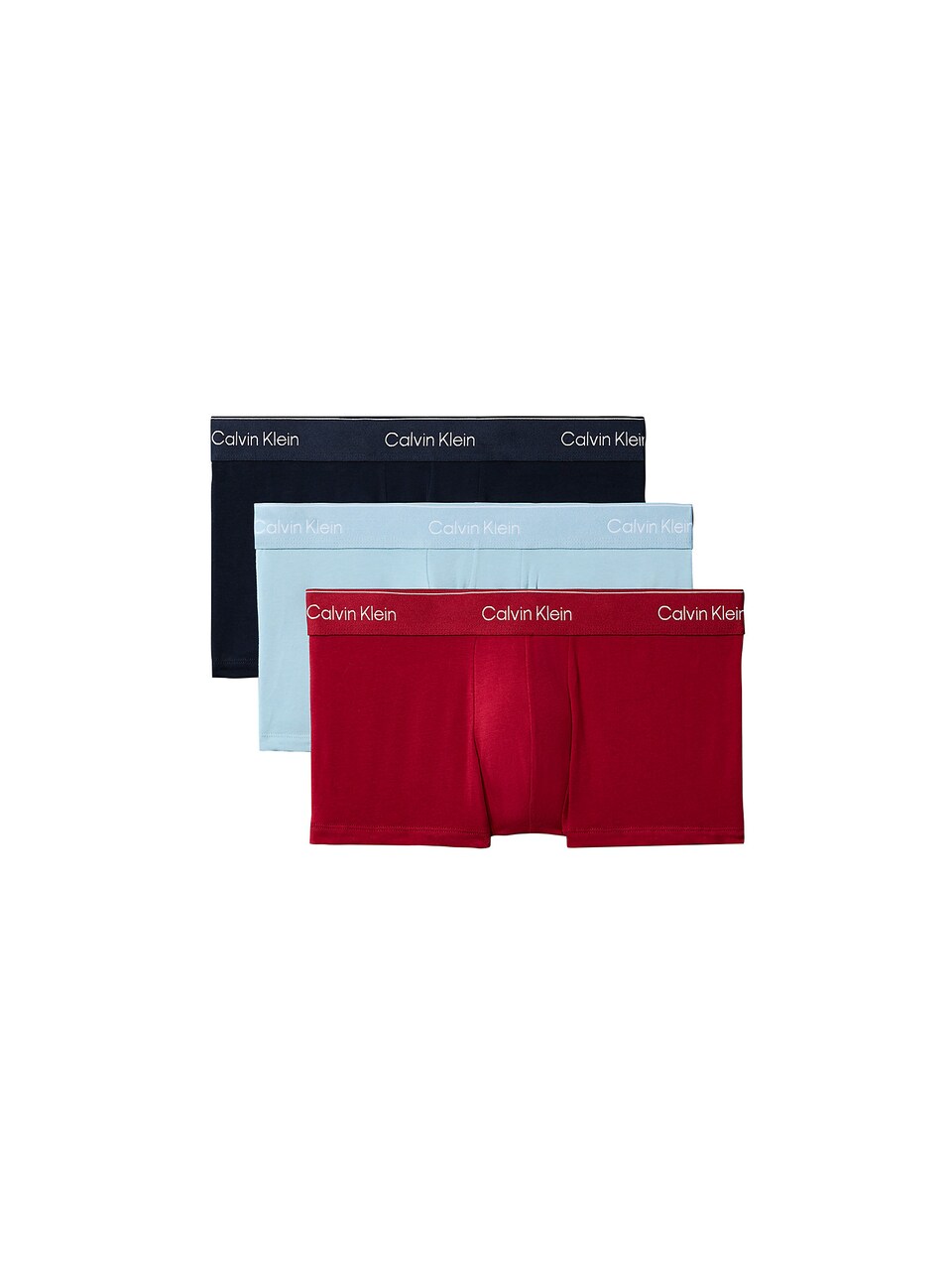 Boxershorts marinblå / himmelsblå / röd