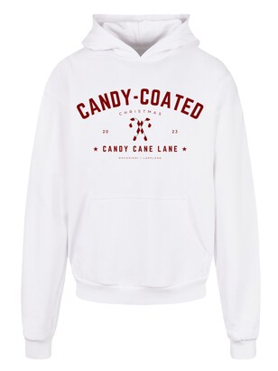 F4NT4STIC Sweatshirt ‘Weihnachten Candy Coated Christmas’ Wit