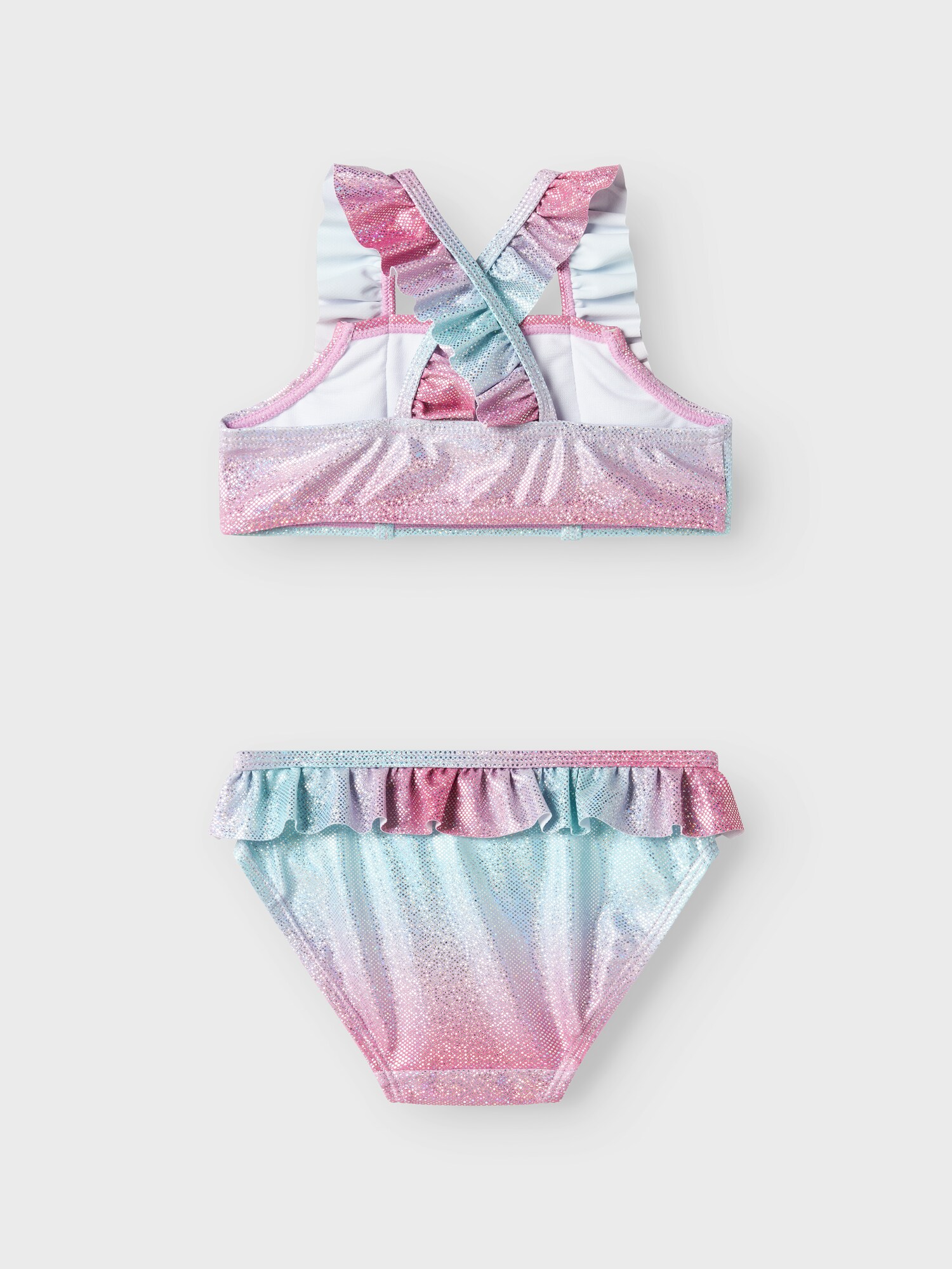 NAME IT Bikini 'NMFZelma'  világoskék / rózsaszín / sötét-rózsaszín termék 2. képe