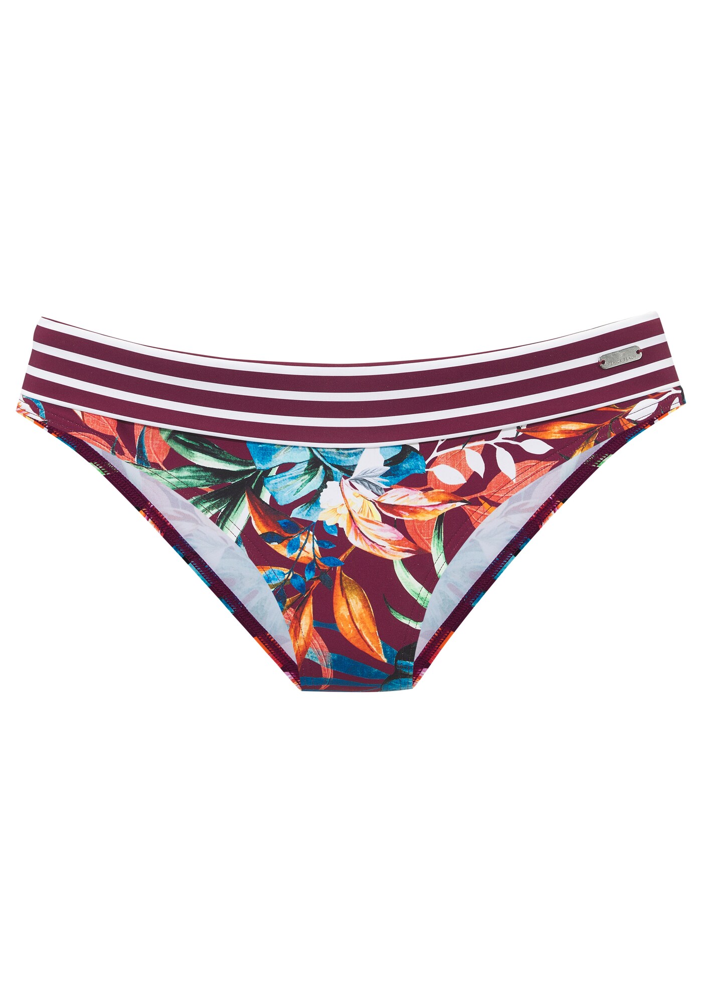 VENICE BEACH Bikinové nohavičky  modrozelená / oranžová / bordová / biela