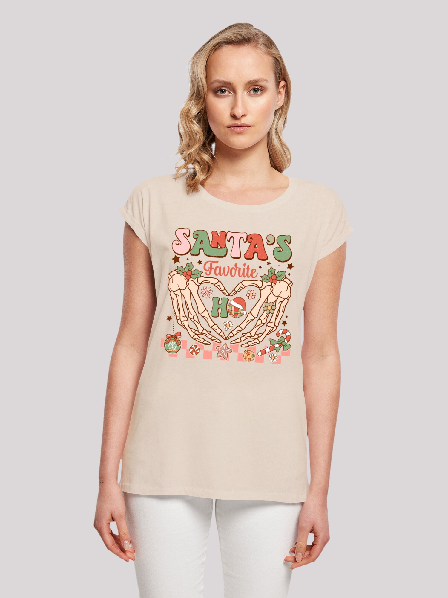 Thumbnail - Shirt 'Santas favorite Ho Ho Ho Christmas'