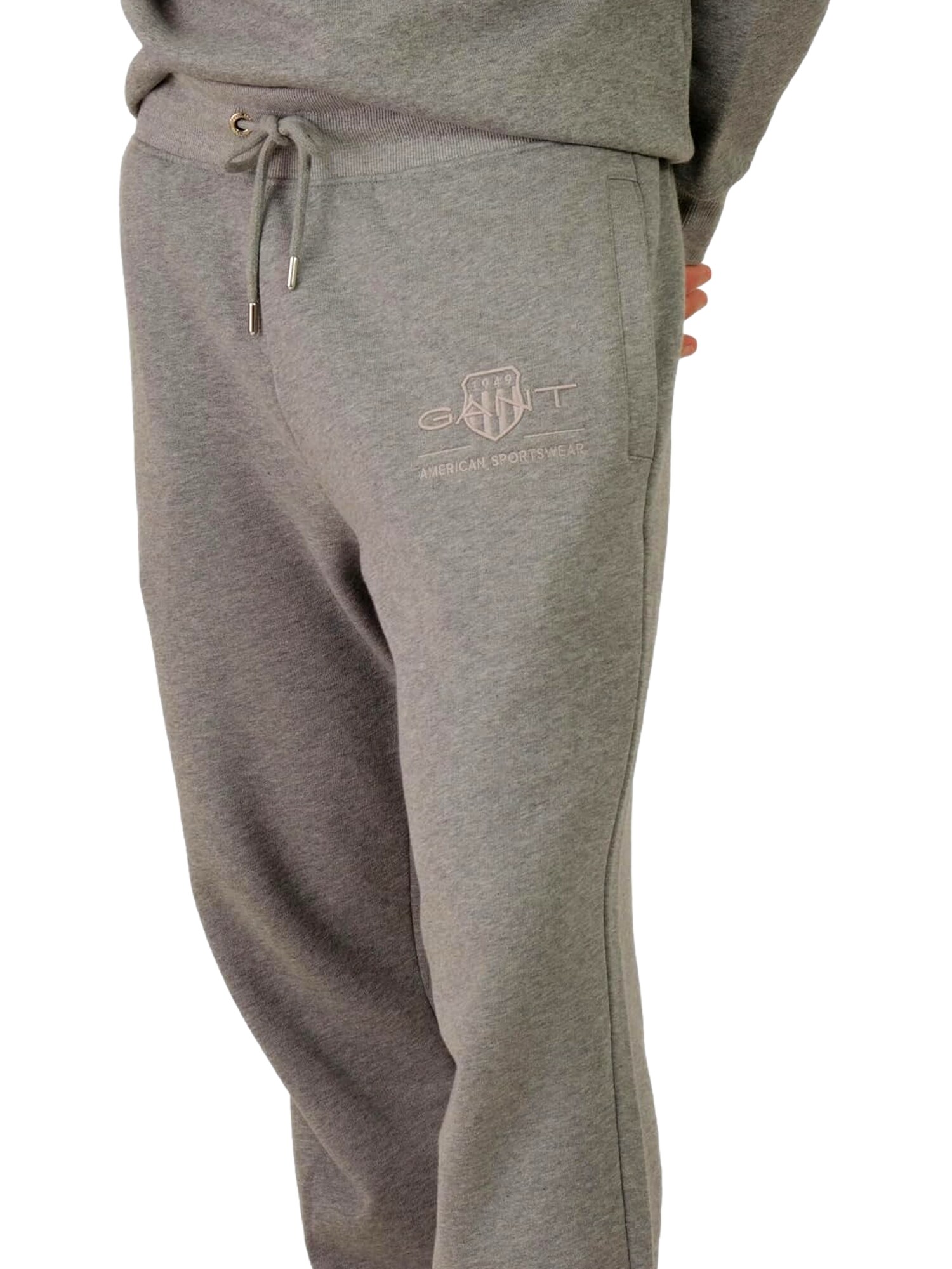 GANT Pantalón 'Reg Tonal Shield'  gris – imagen 4