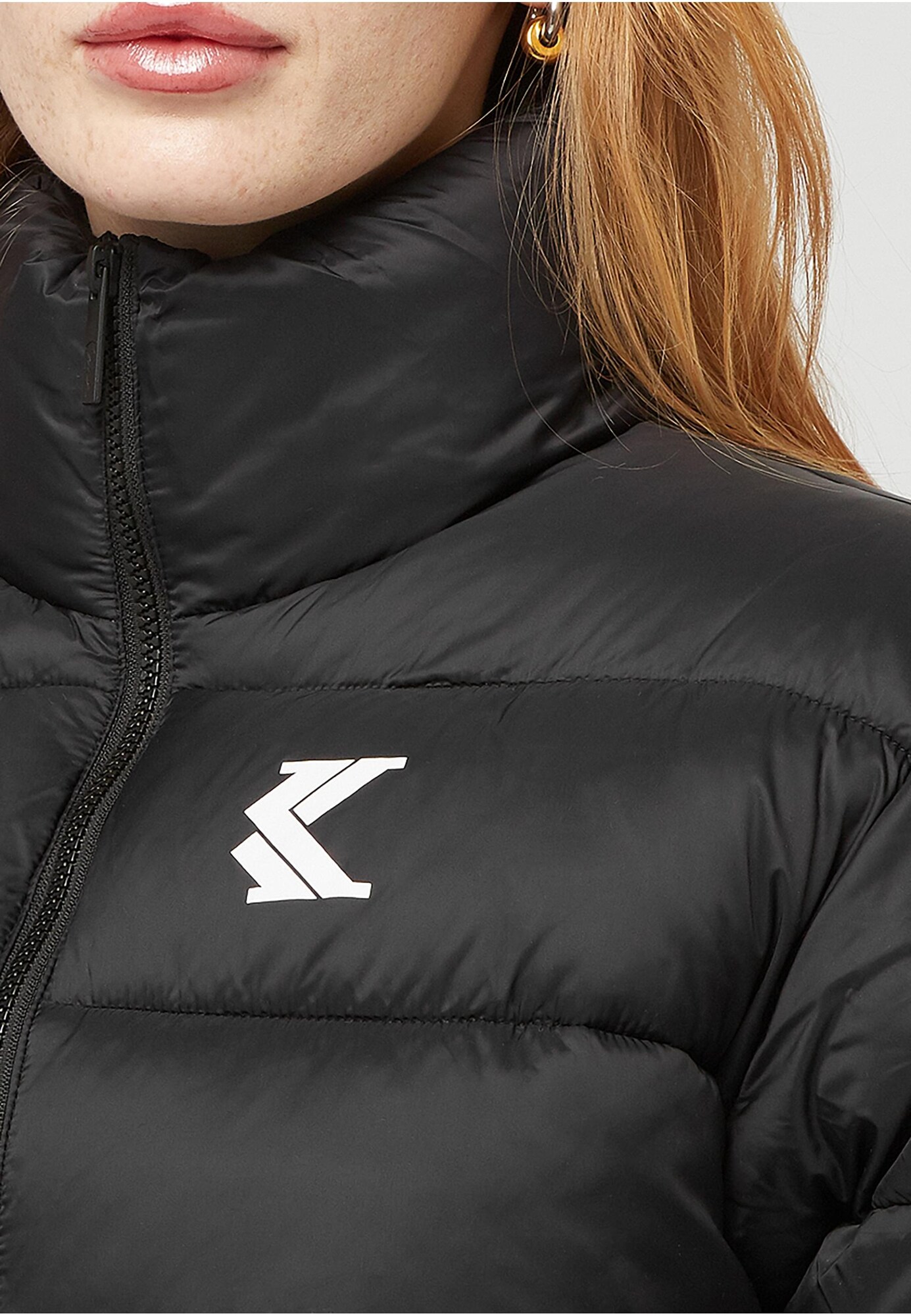 Karl Kani Chaqueta de entretiempo  negro / blanco – imagen 16