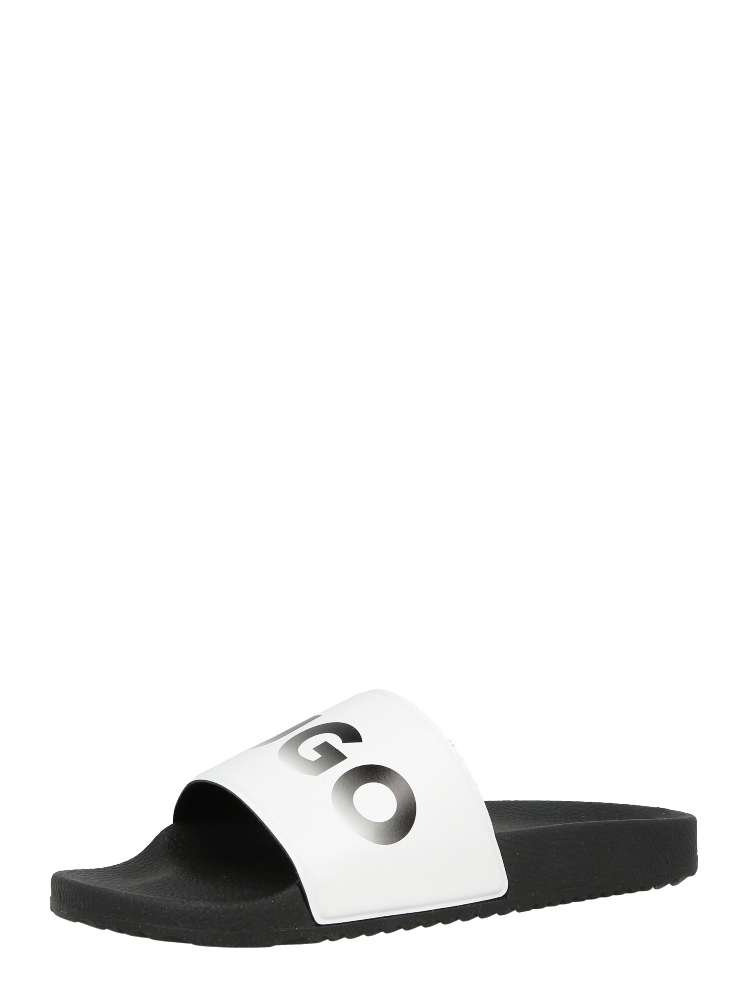 HUGO Saboți Timein  negru / alb