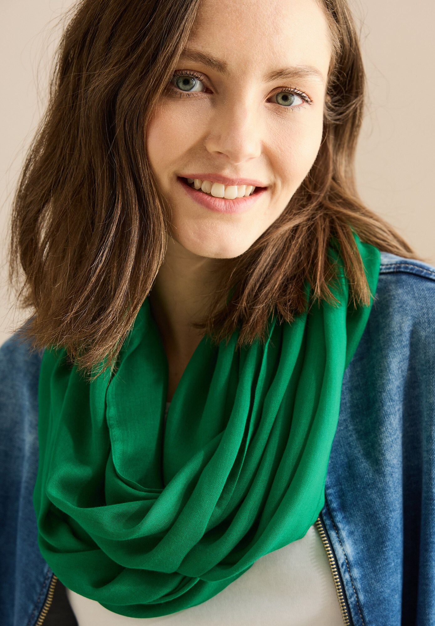 Thumbnail - CECIL Loop Schal in Unifarbe