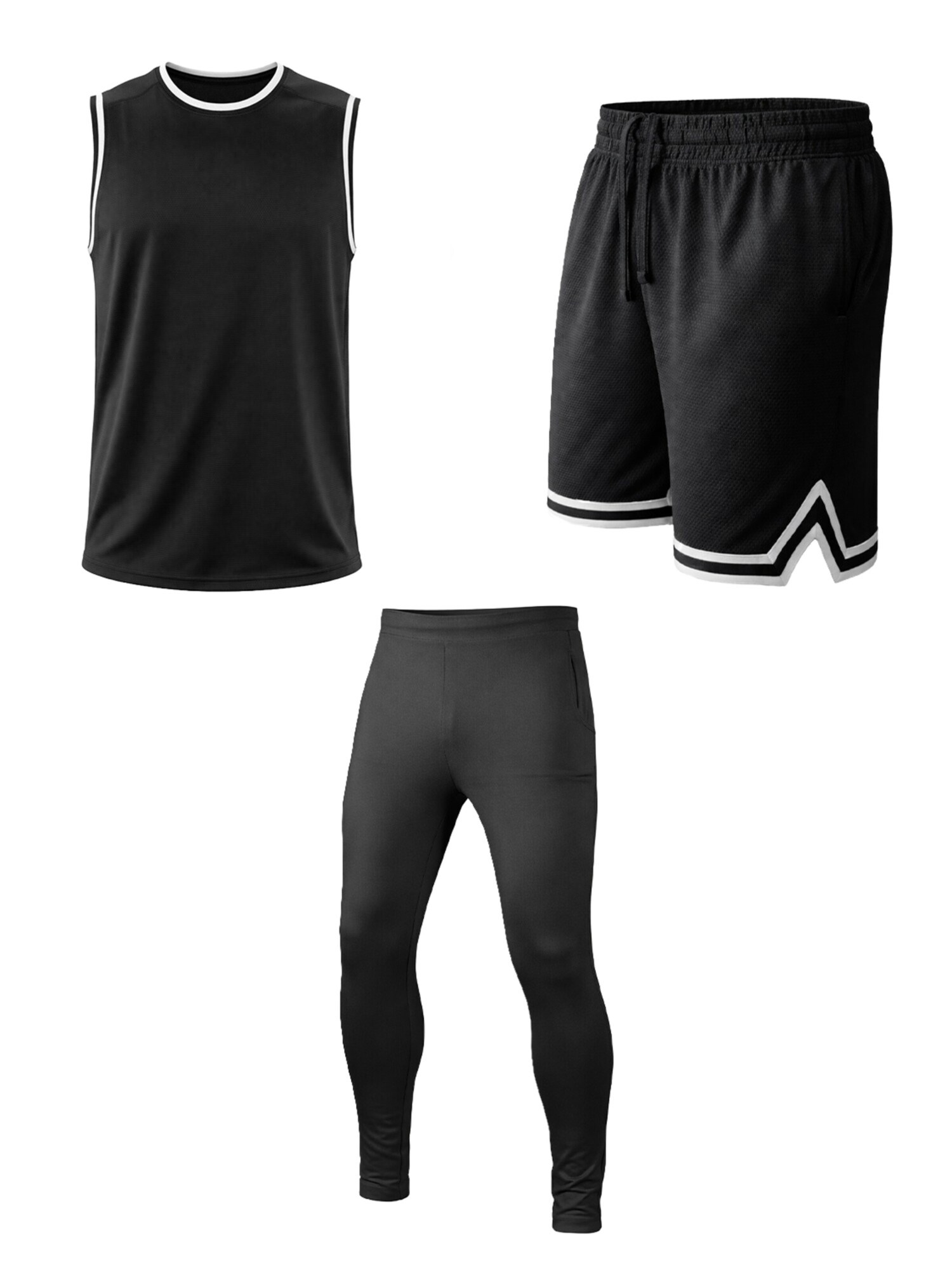 PANTONECLO Chándal 'Flex'  negro