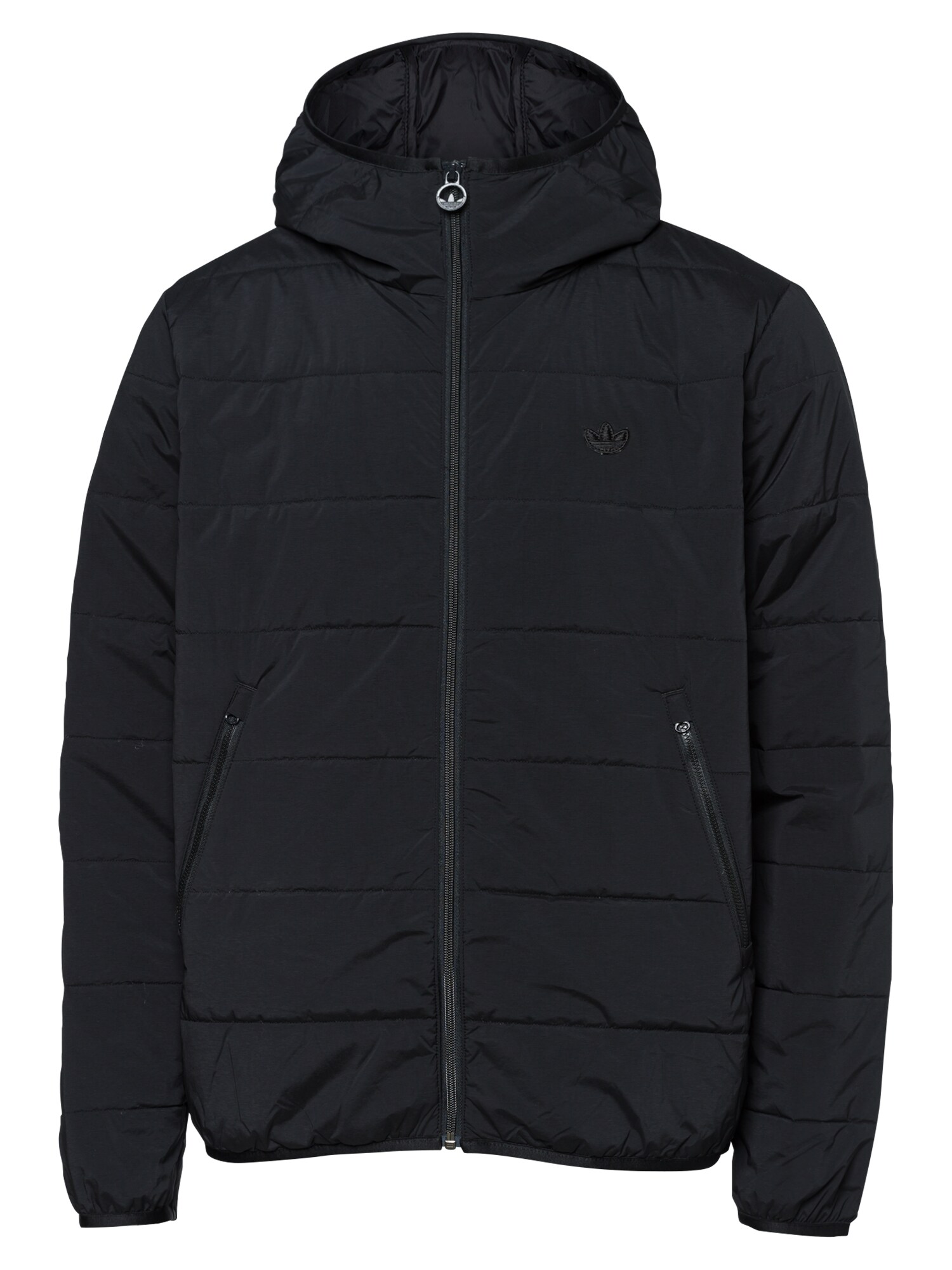 ADIDAS ORIGINALS Demisezoninė striukė 'Trefoil'  juoda