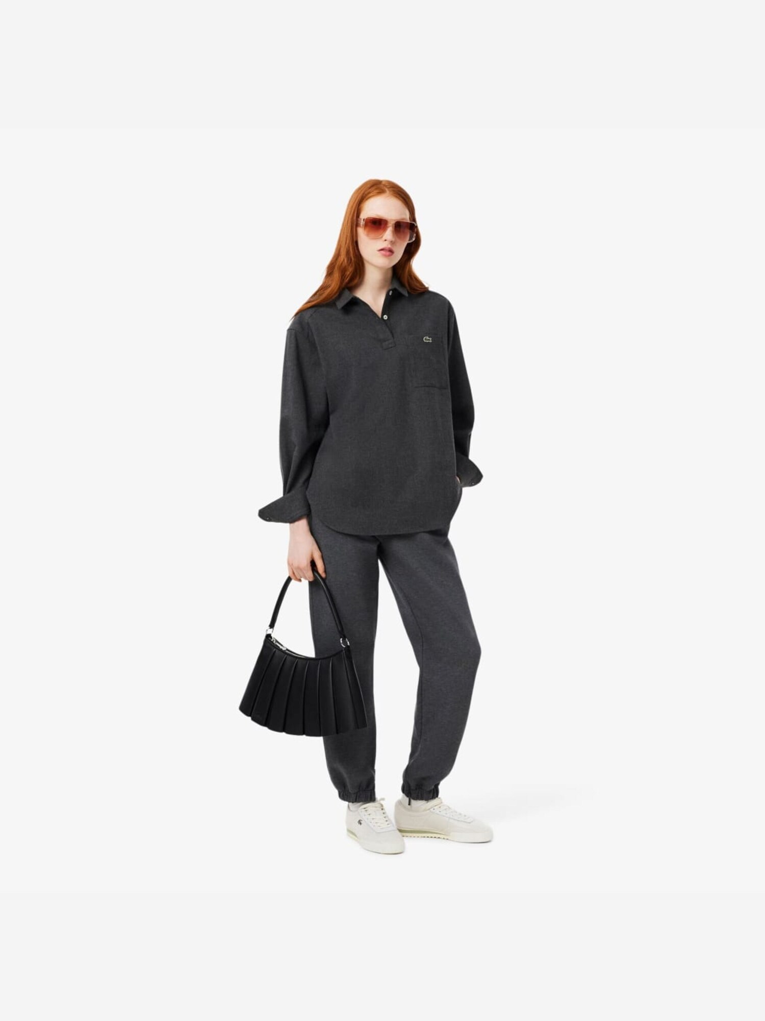 LACOSTE Bolso de hombro 'Lenglen' negro – imagen 2